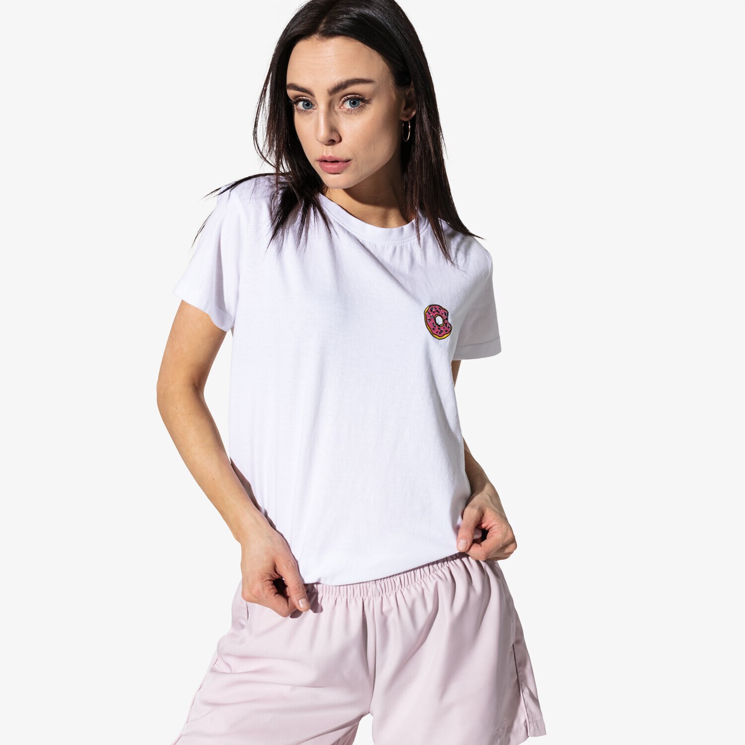 Damen T-Shirt CONFRONT T-SHIRT SS DOUGHNUT CF19TSD02002 Weiß