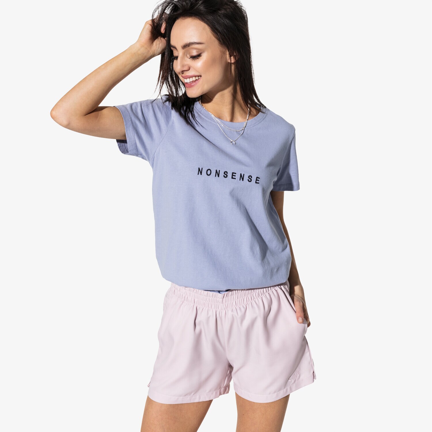 Damen T-Shirt CONFRONT T-SHIRT SS NONSENSE TEE CF19TSD27003 Blau
