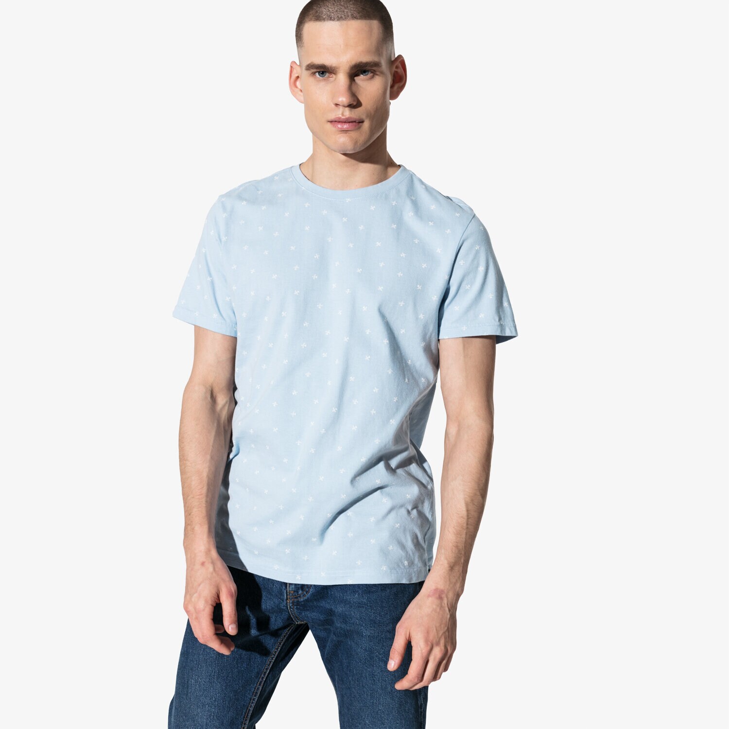 Herren T-Shirt CONFRONT T-SHIRT SS PLANE CF19TSM84001 Blau