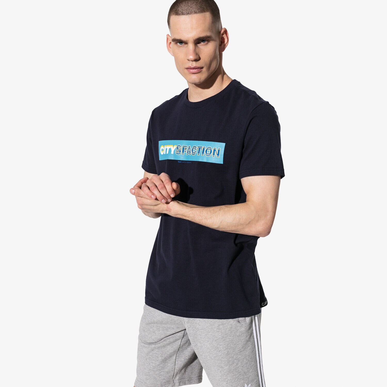 Herren T-Shirt CONFRONT T-SHIRT SS CITYSFACTION CF19TSM88001 Dunkelblau