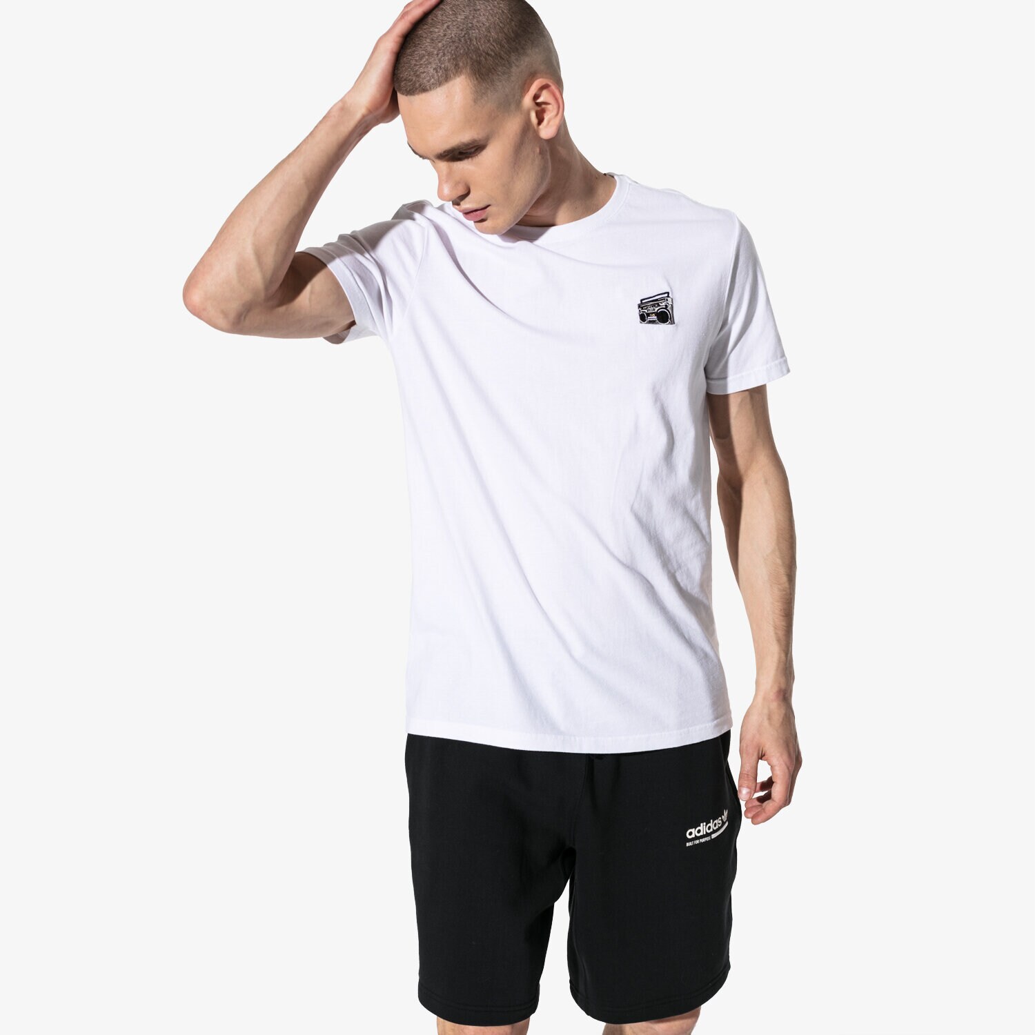 Herren T-Shirt CONFRONT T-SHIRT SS RECORDER CF19TSM71001 Weiß