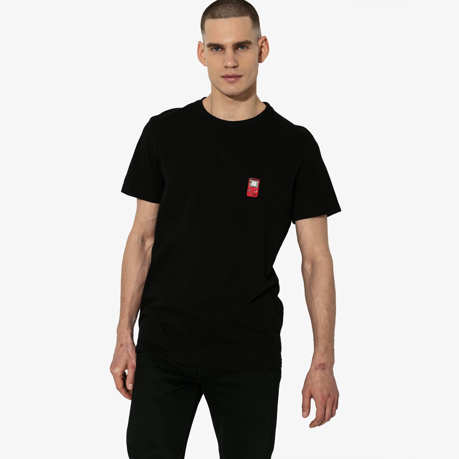 Herren T-Shirt CONFRONT T-SHIRT SS GAMEBOY CF19TSM72001 Schwarz