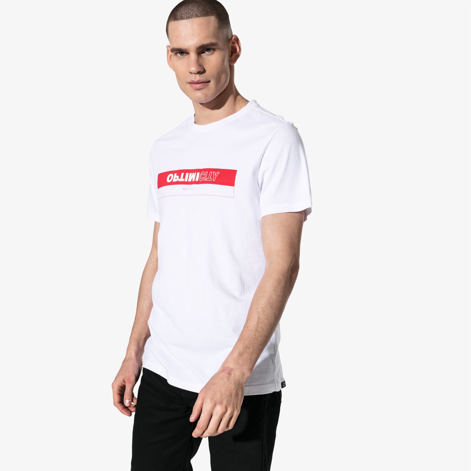 Herren T-Shirt CONFRONT T-SHIRT SS DIVER CF19TSM86001 Weiß