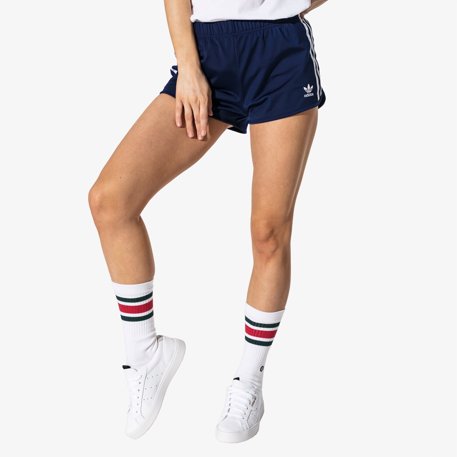 Damen Shorts ADIDAS SHORTS 3 STR SHORT ADICOLOR DV2559 Dunkelblau