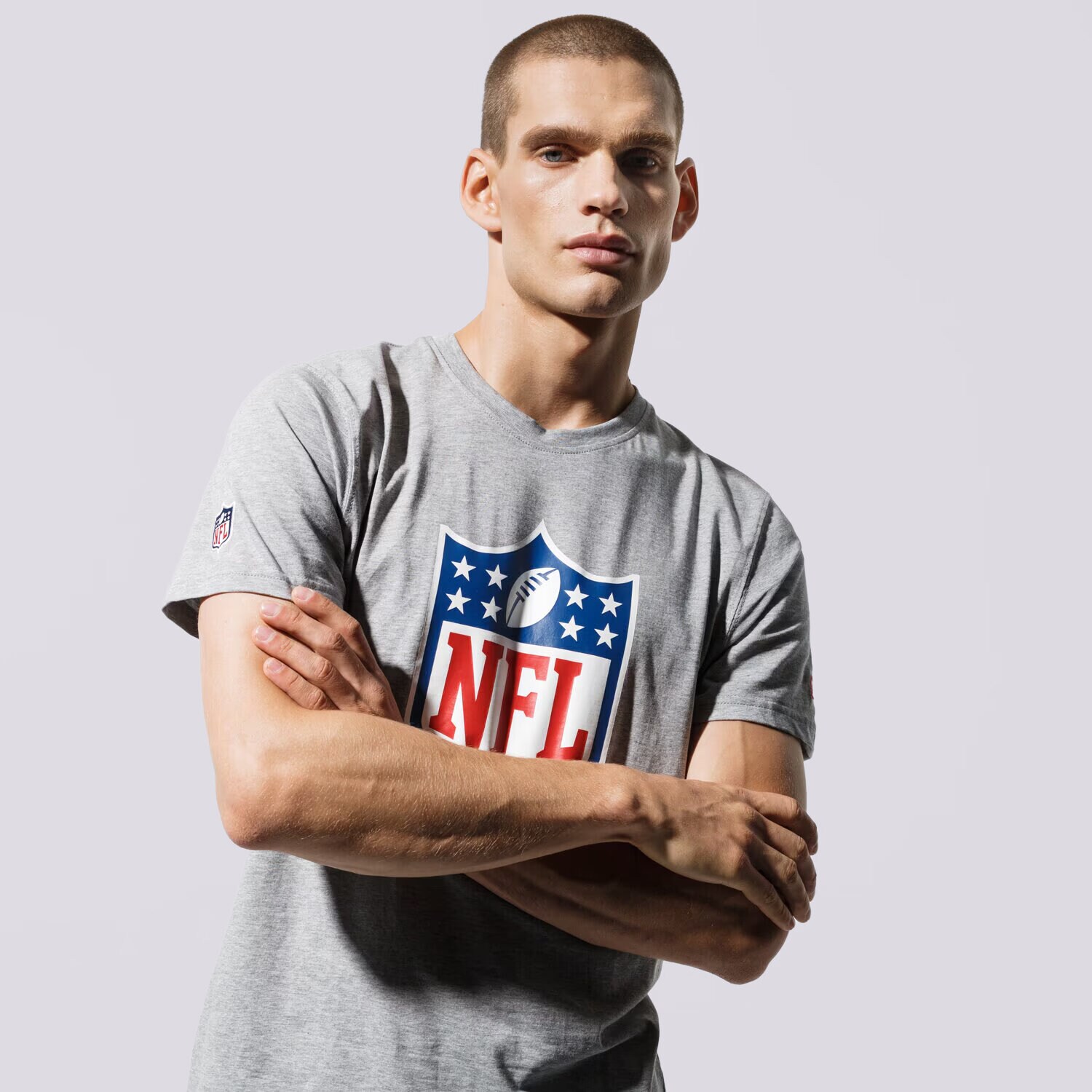 Herren T-Shirt NEW ERA T-SHIRT NFL GENERIC LOGO HGR 11073668 Grau