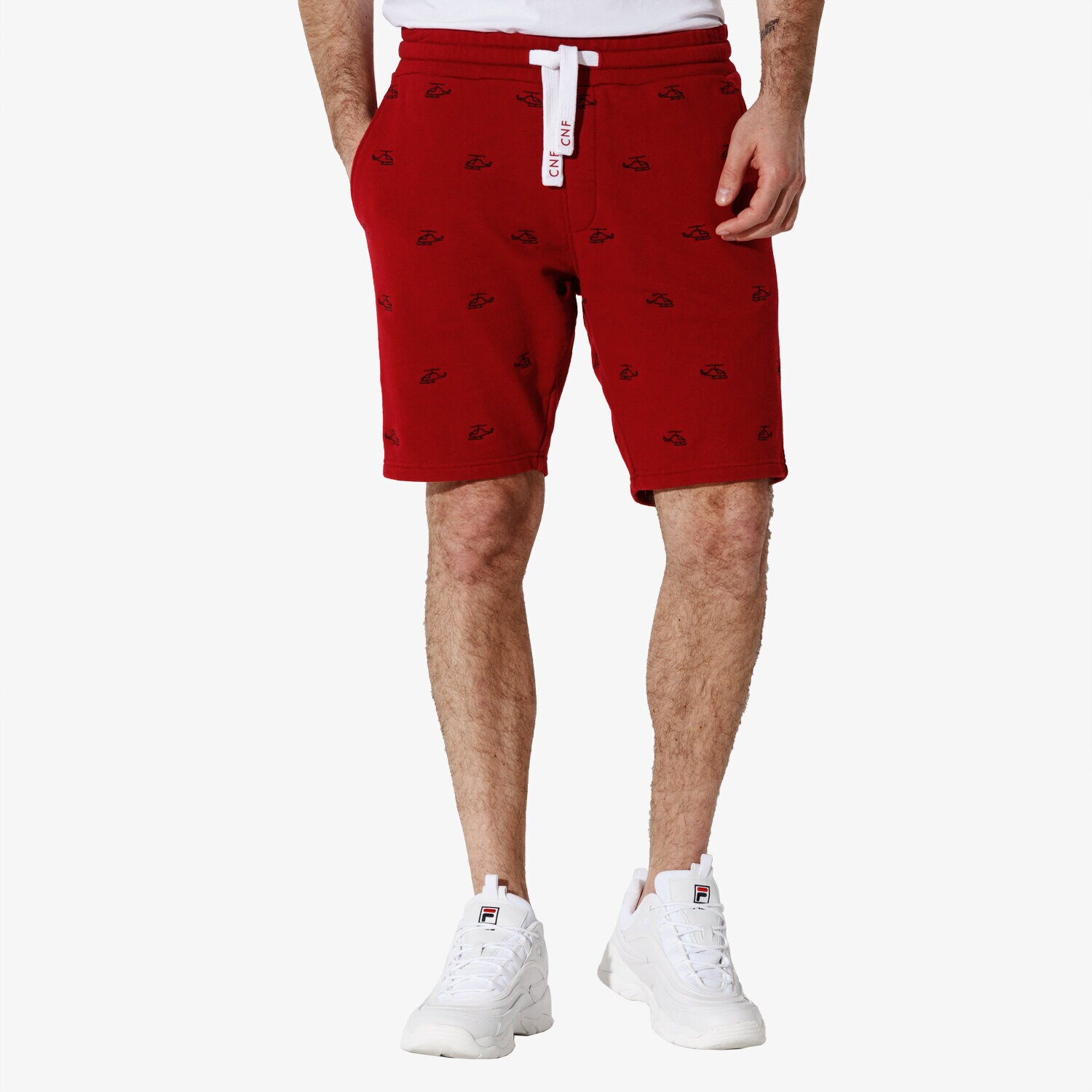 Herren Shorts CONFRONT SHORTS HELICOPTER CF19SZM11004 Rot