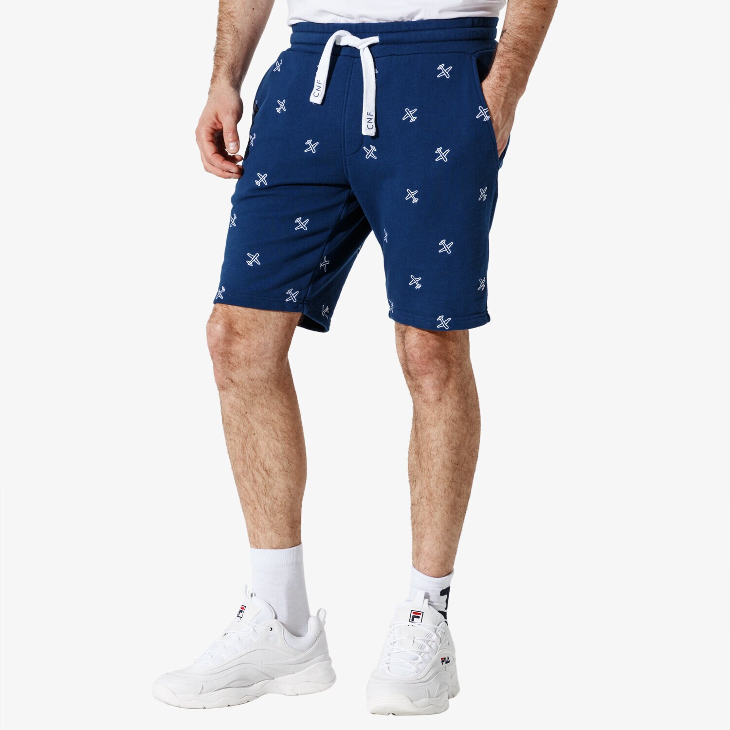 Herren Shorts CONFRONT SHORTS AIRPLANE CF19SZM11001 Dunkelblau