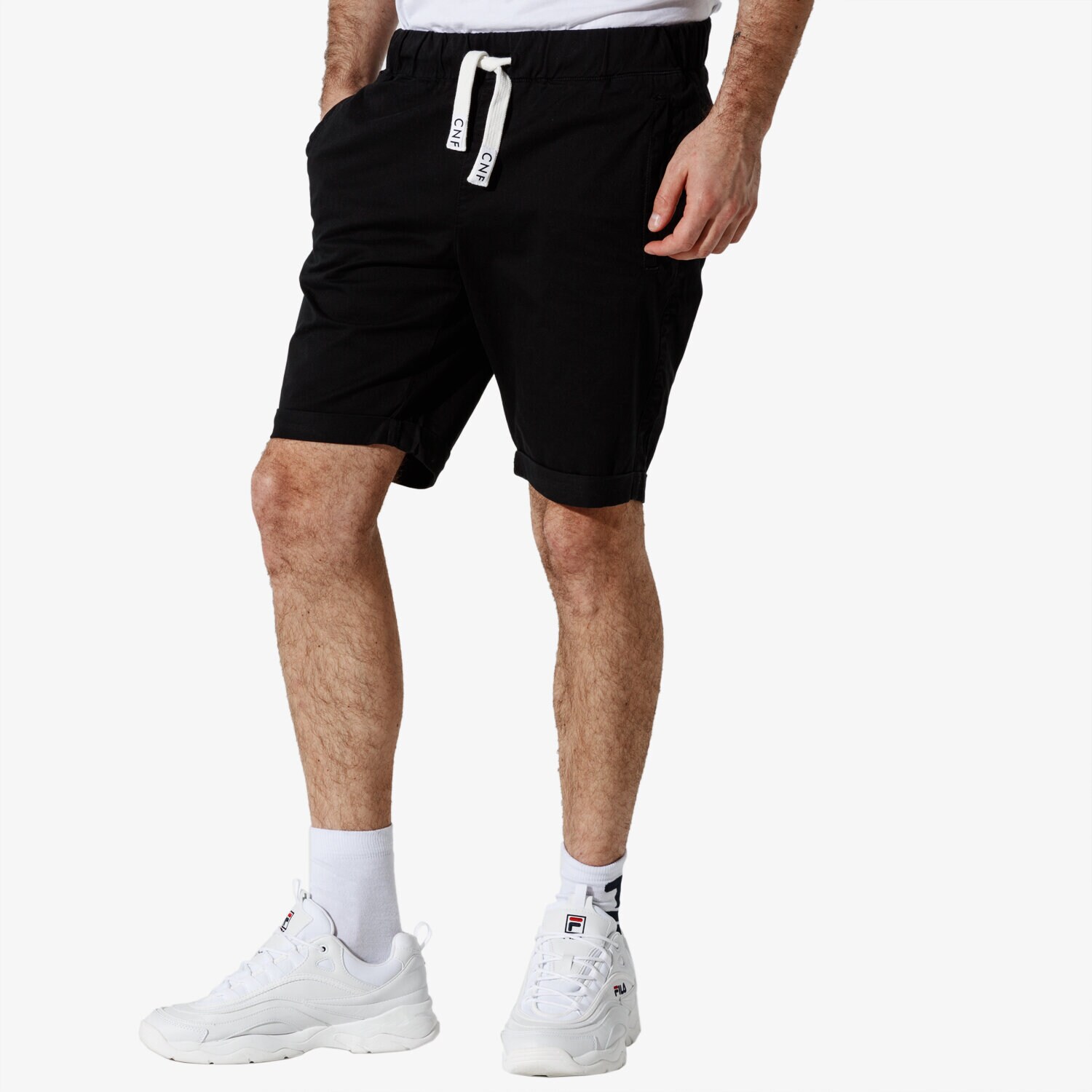 Herren Shorts CONFRONT SHORTS CNF BASIC SHORTS CF19SZM32005 Schwarz