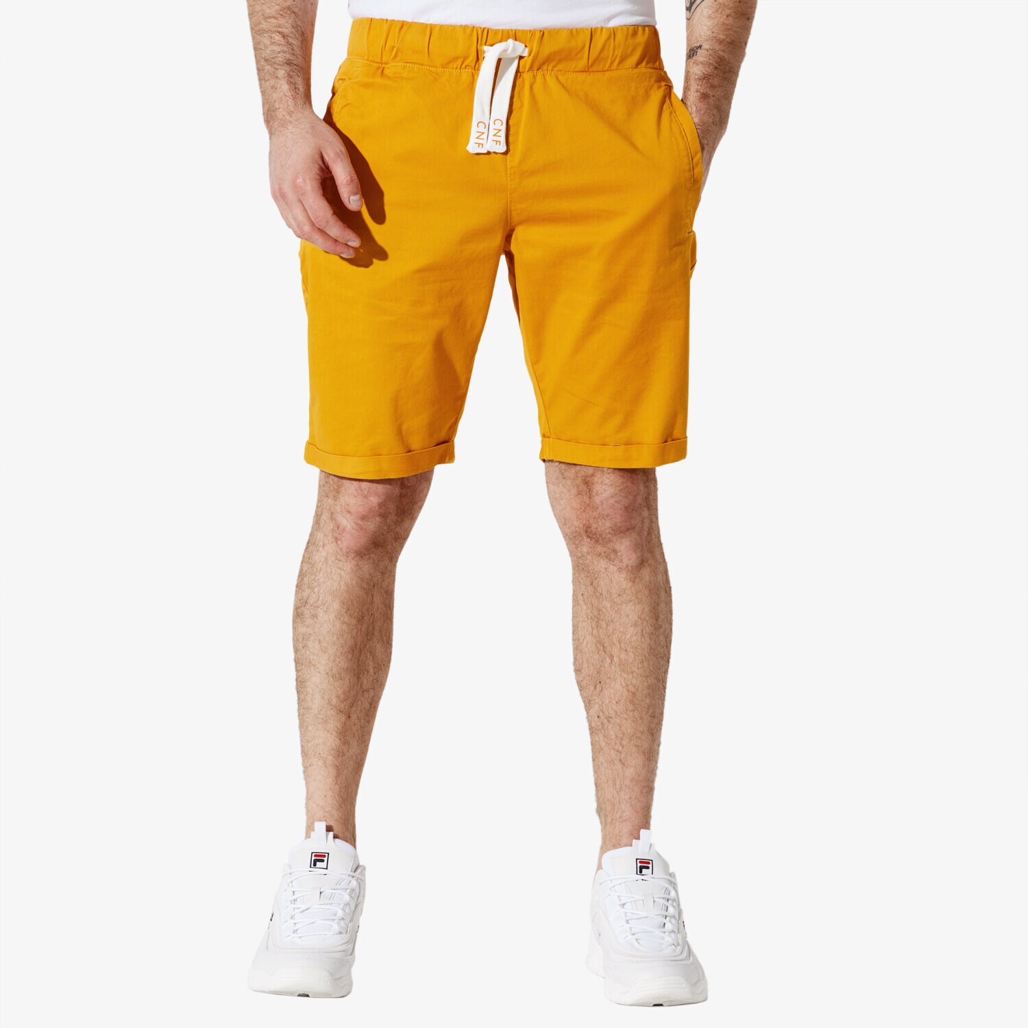 Herren Shorts CONFRONT SHORTS CNF BASIC SHORTS CF19SZM32001 Gelb