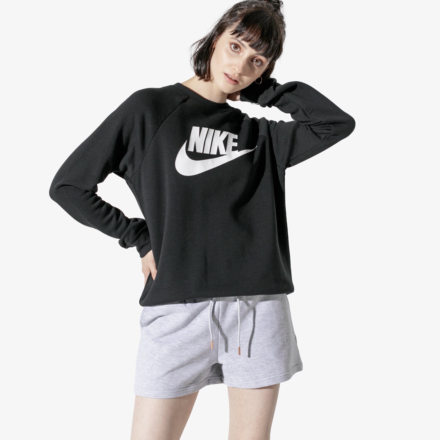 Damen NIKE SWEATSHIRT W NSW RALLY CREW HBR 930905-010 Schwarz