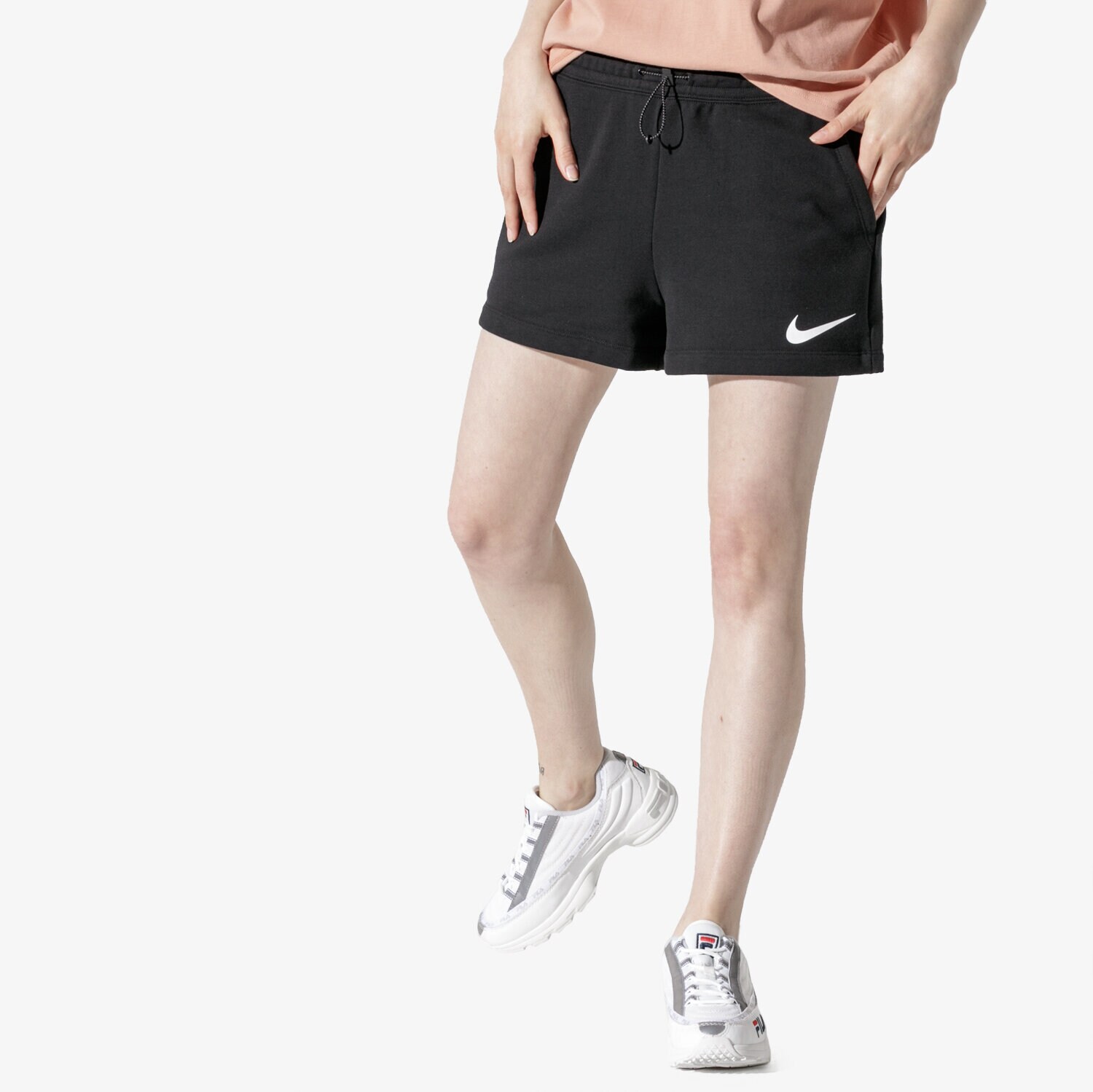 Damen Shorts NIKE SHORTS W NSW SWSH SHORT FT BQ7962-010 Schwarz
