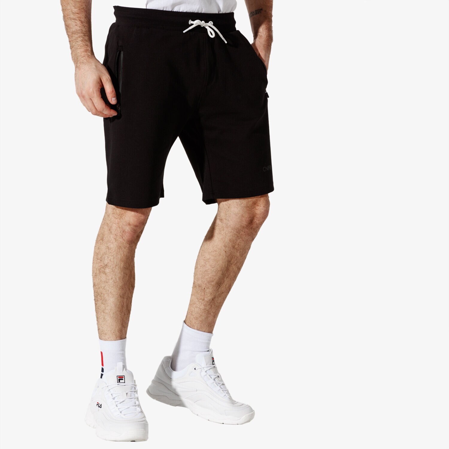 Herren Shorts CONFRONT SHORTS CNF ELASTIC SHORTS CF19SZM33004 Schwarz
