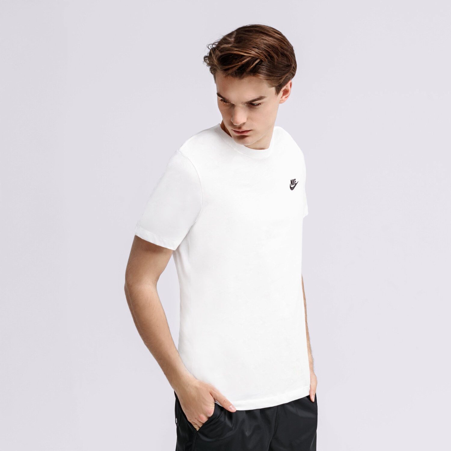 Herren T-Shirt NIKE T-SHIRT SPORTSWEAR CLUB AR4997-101 Weiß