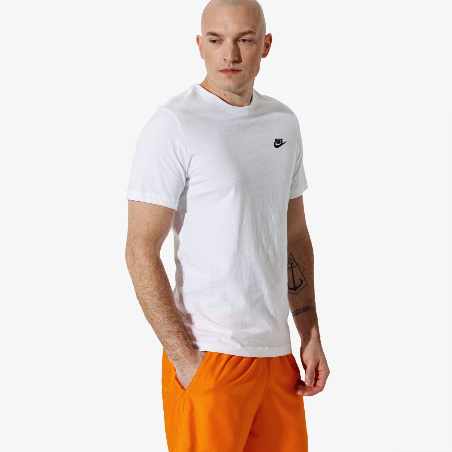 Herren T-Shirt NIKE T-SHIRT SPORTSWEAR CLUB AR4997-101 Weiß