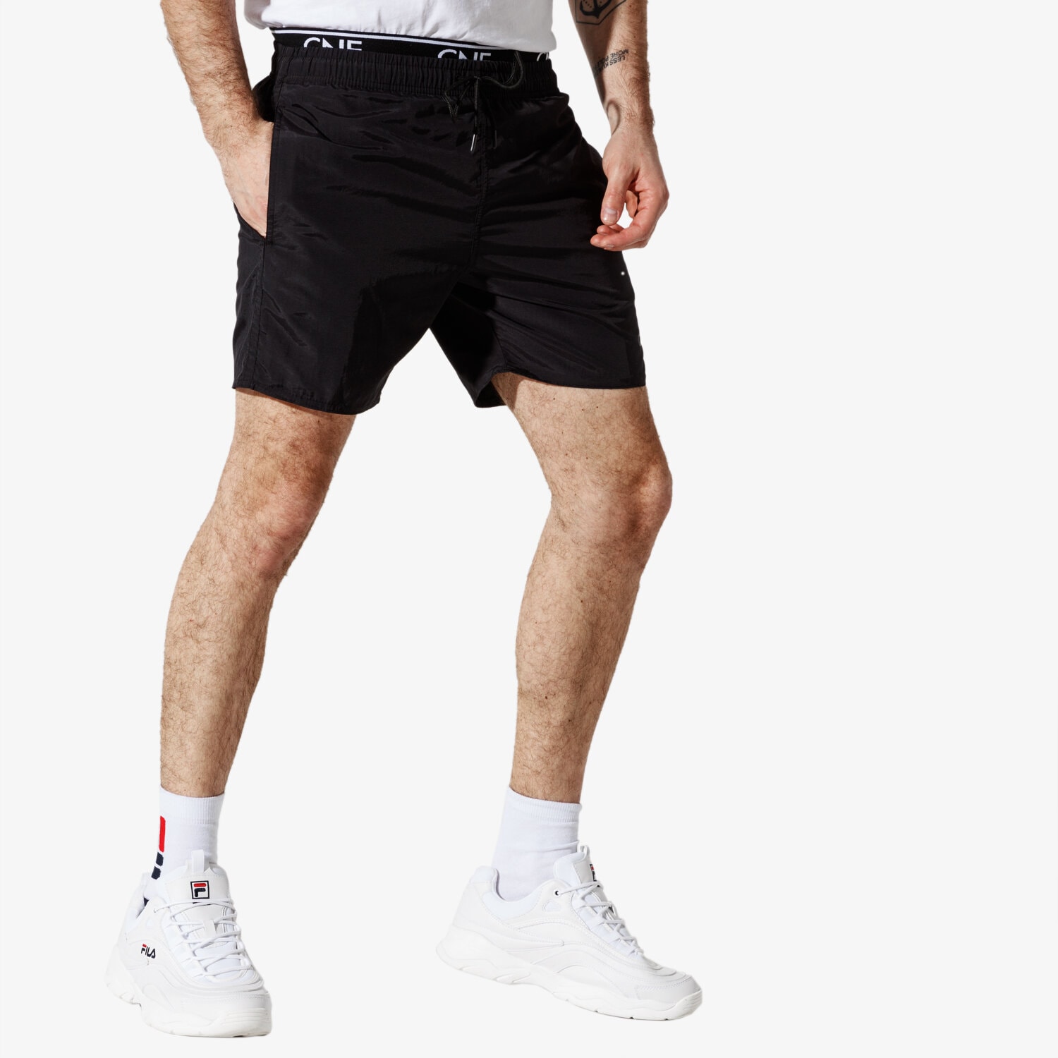 Herren Shorts CONFRONT BADEHOSE BAYWATCH CF19SZM35003 Schwarz