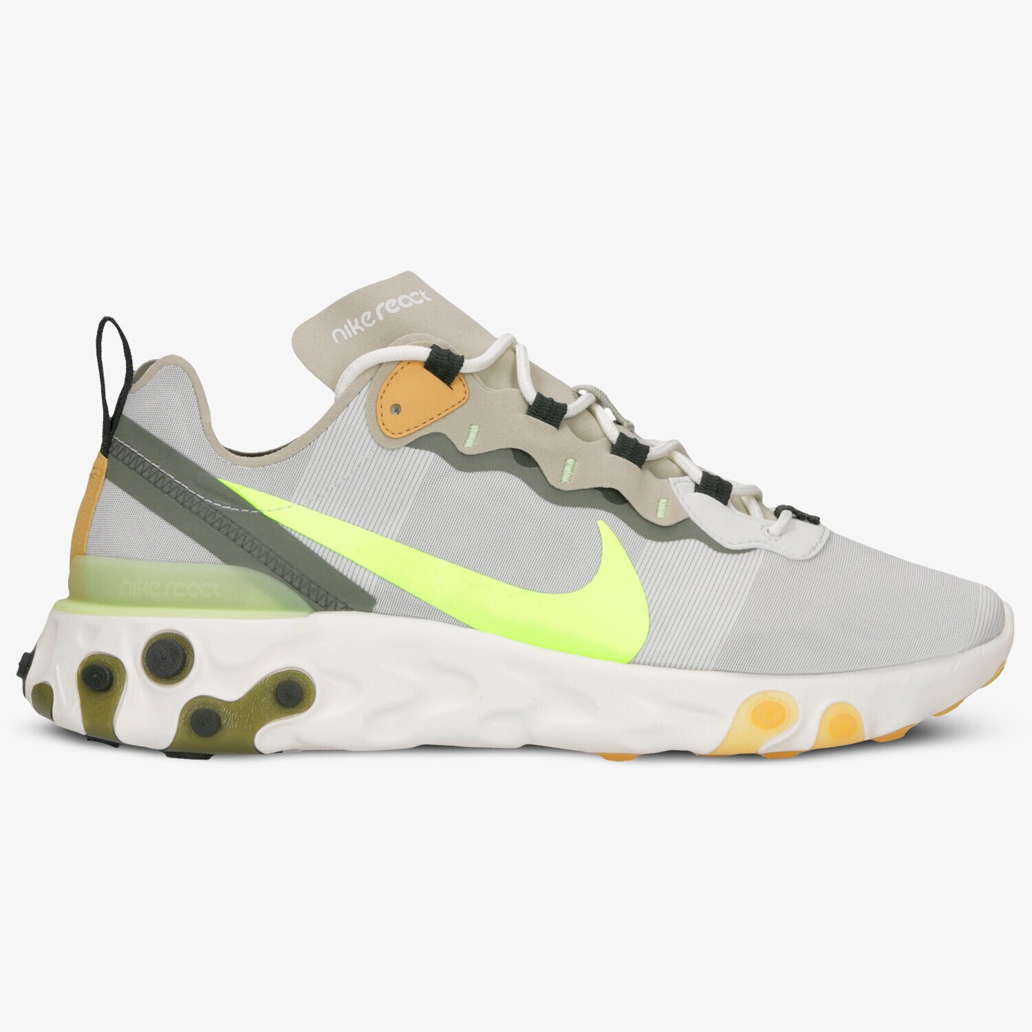 Herren Sneaker NIKE REACT ELEMENT 55 BQ6166-009 Grau