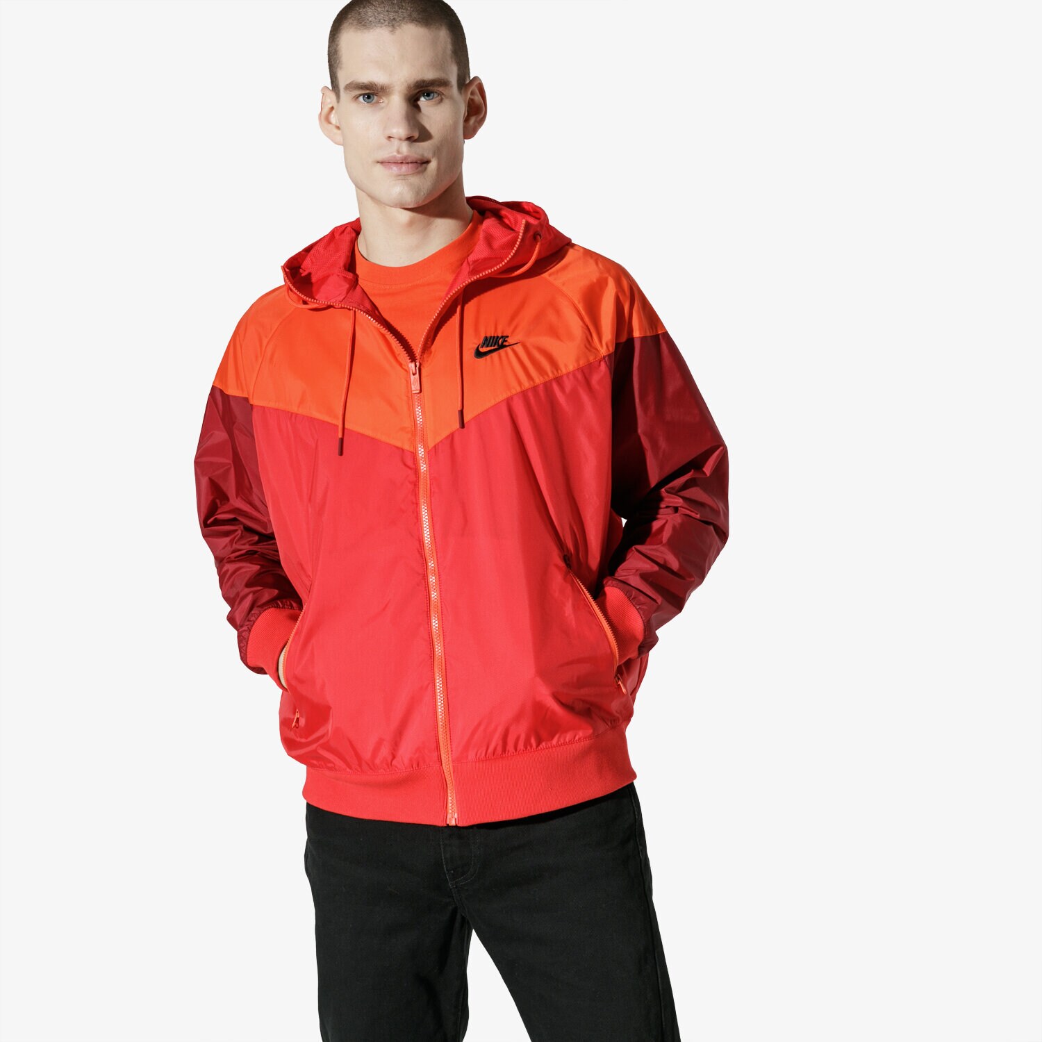 Herren Übergangsjacke NIKE JACKE M NSW HE WR JKT HD AR2191-658 Rot