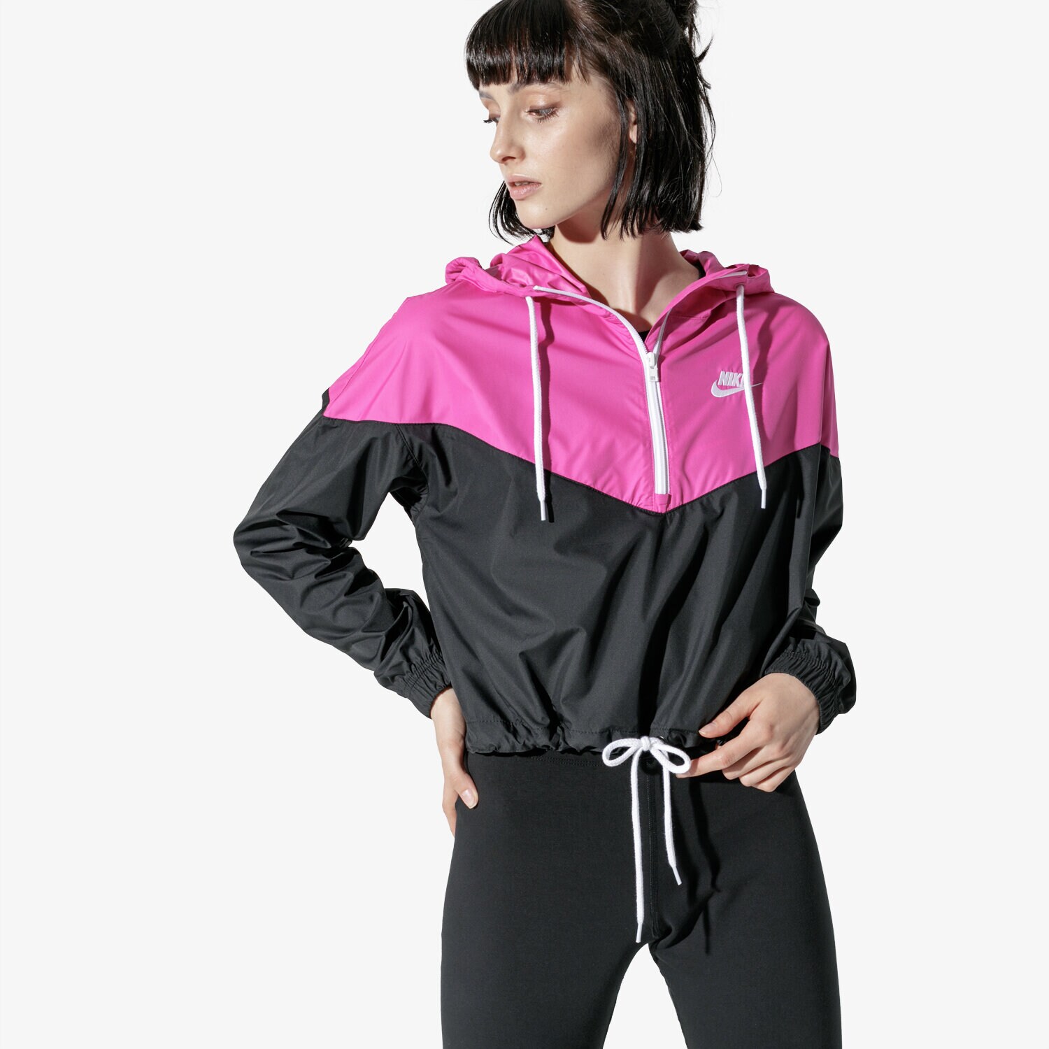 Damen Übergangsjacke NIKE JACKE W NSW HRTG JKT WNDBRKR AR2511-011 Rosa