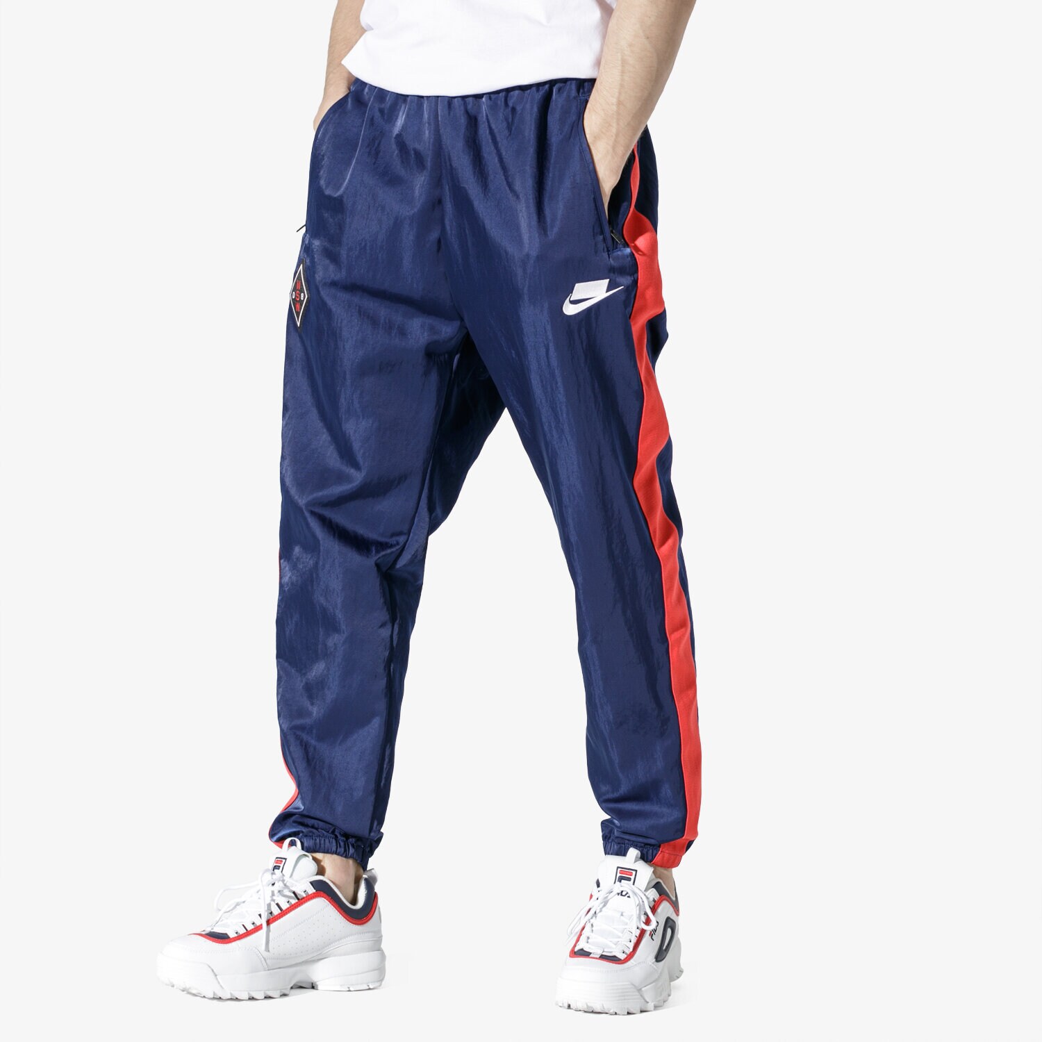 Herren Hosen NIKE HOSE M NSW NSP PANT WVN AR1628-492 Dunkelblau