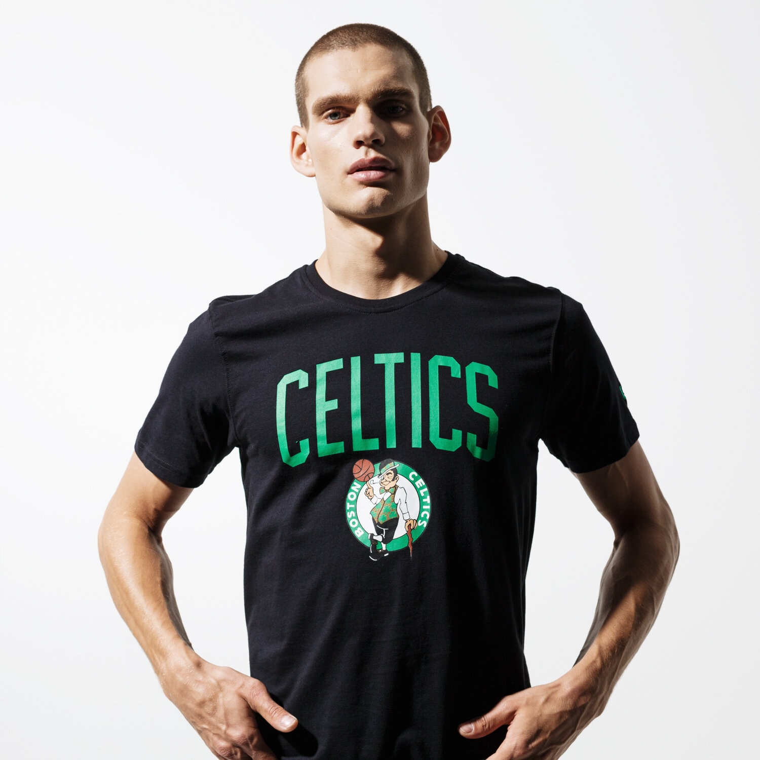 Herren T-Shirt NEW ERA T-SHIRT SS TEAM LOGO CELTICS BOSTON CELTICS BLK 11546157 Schwarz