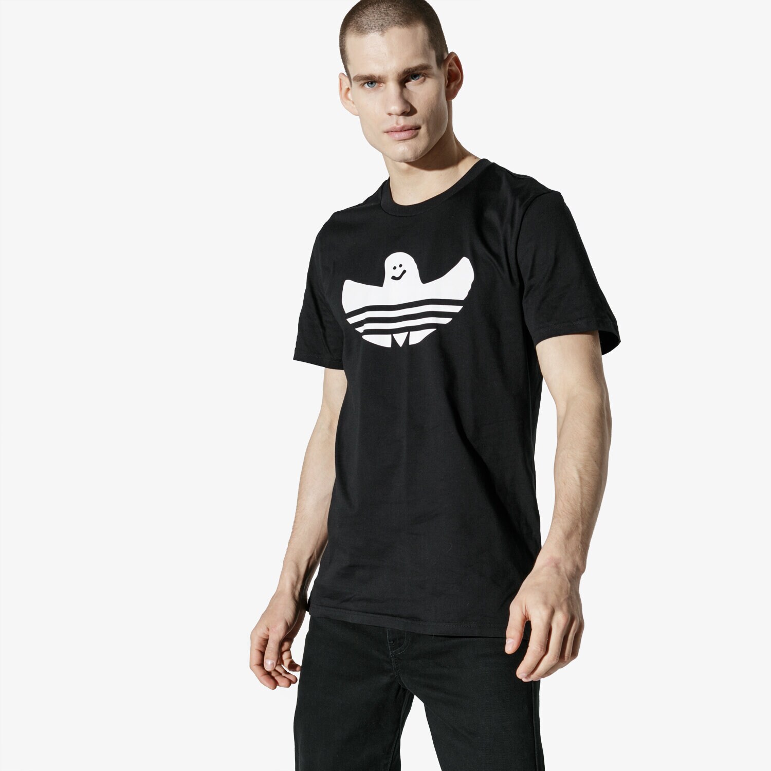 Herren T-Shirt ADIDAS T-SHIRT SS SOLID SHMOO T DH3900 Schwarz