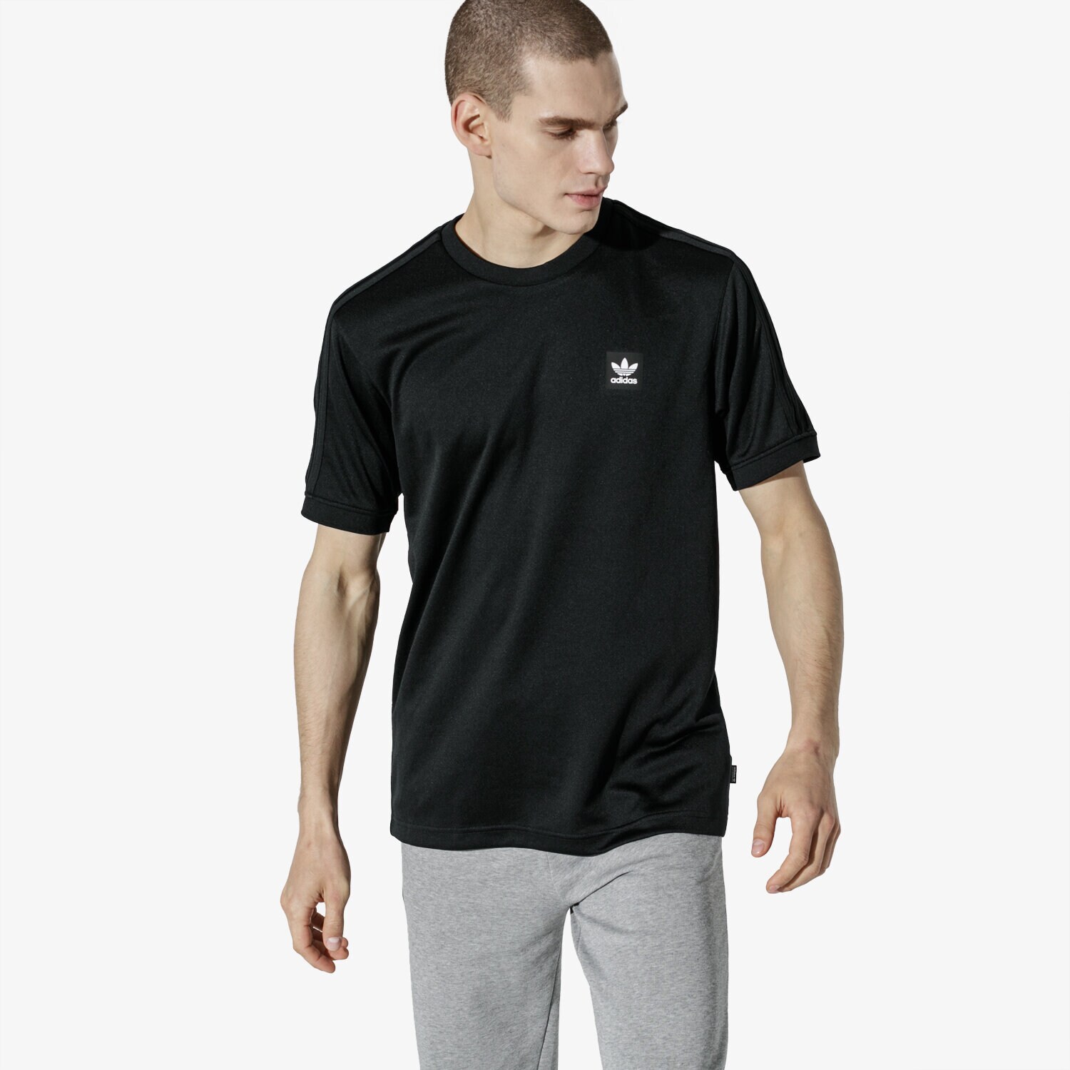 Herren T-Shirt ADIDAS T-SHIRT SS CLUB JERSEY BLK DU8315 Schwarz
