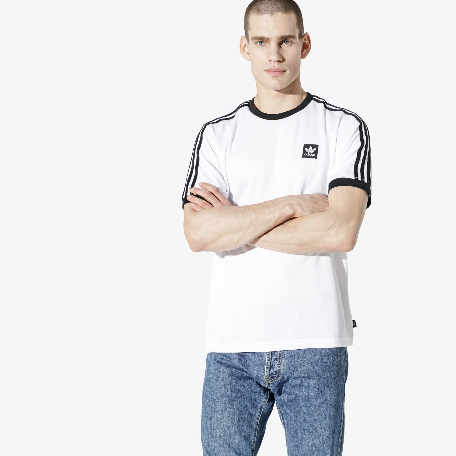Herren T-Shirt ADIDAS T-SHIRT SS CLUB JERSEY WHT DU8316 Weiß