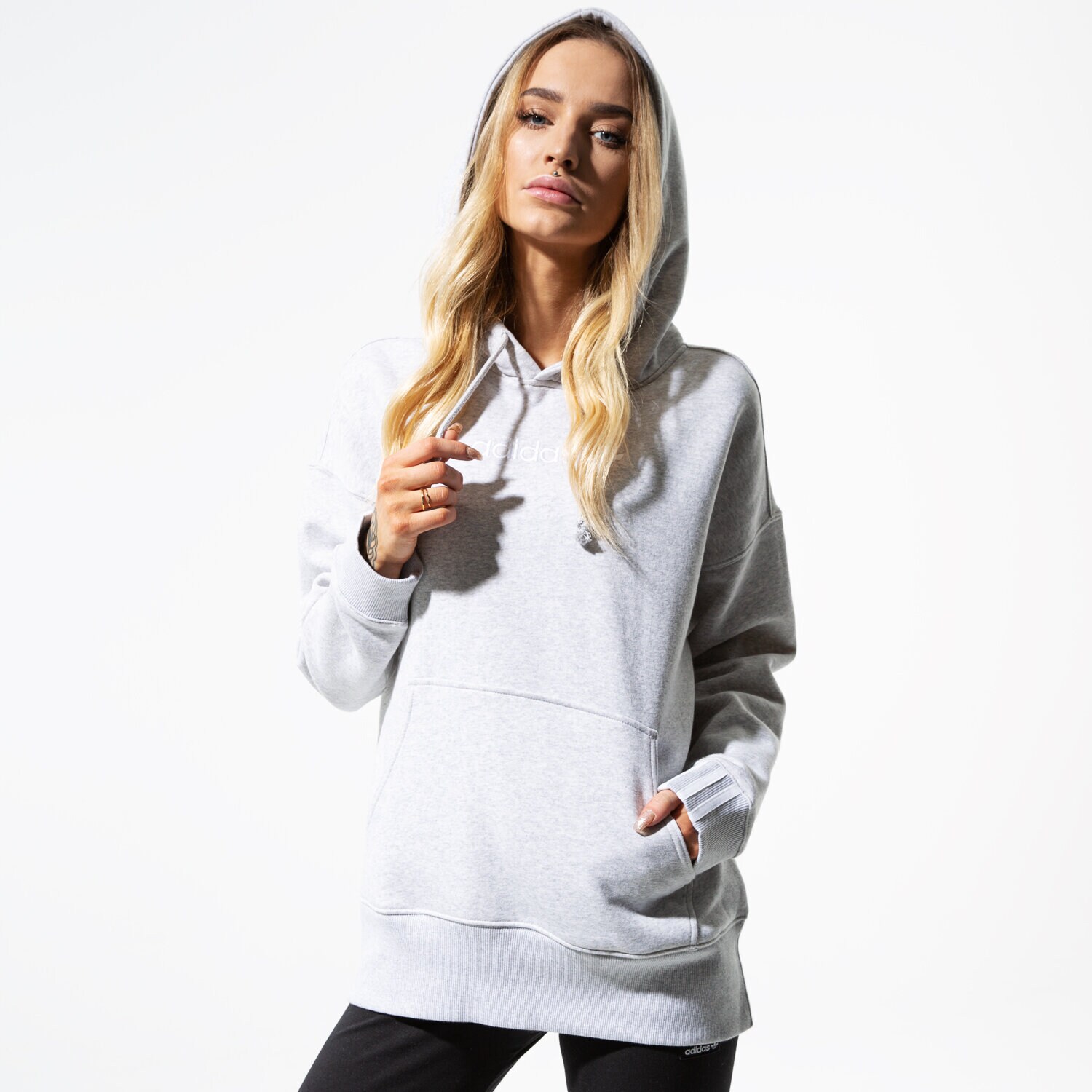 Damen ADIDAS SWEATSHIRT COEEZE HOODIE COEEZE DU7185 Grau