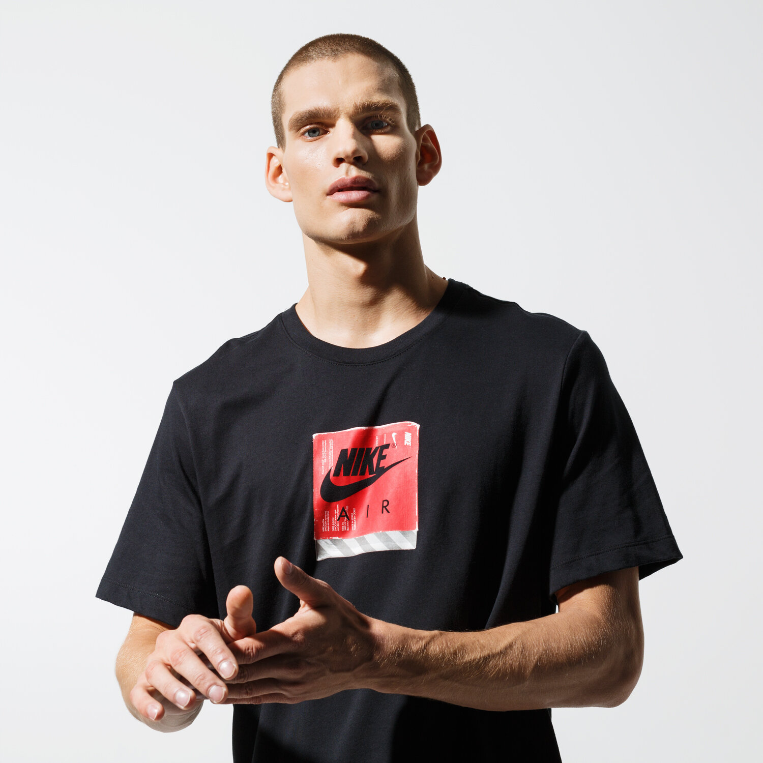 Herren T-Shirt NIKE T-SHIRT M NSW TEE FTWR PACK 4 BQ0072-010 Schwarz