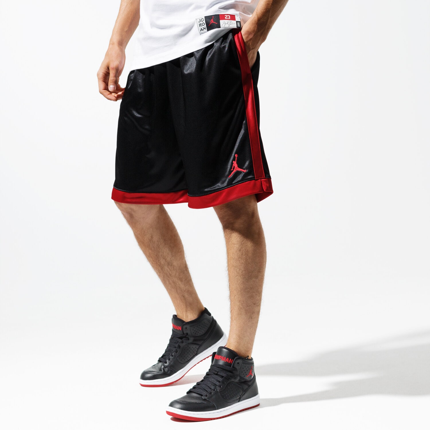 Herren Shorts JORDAN SHORTS M J JUMPMAN SHIMMER SHORT AJ1122-010 Schwarz