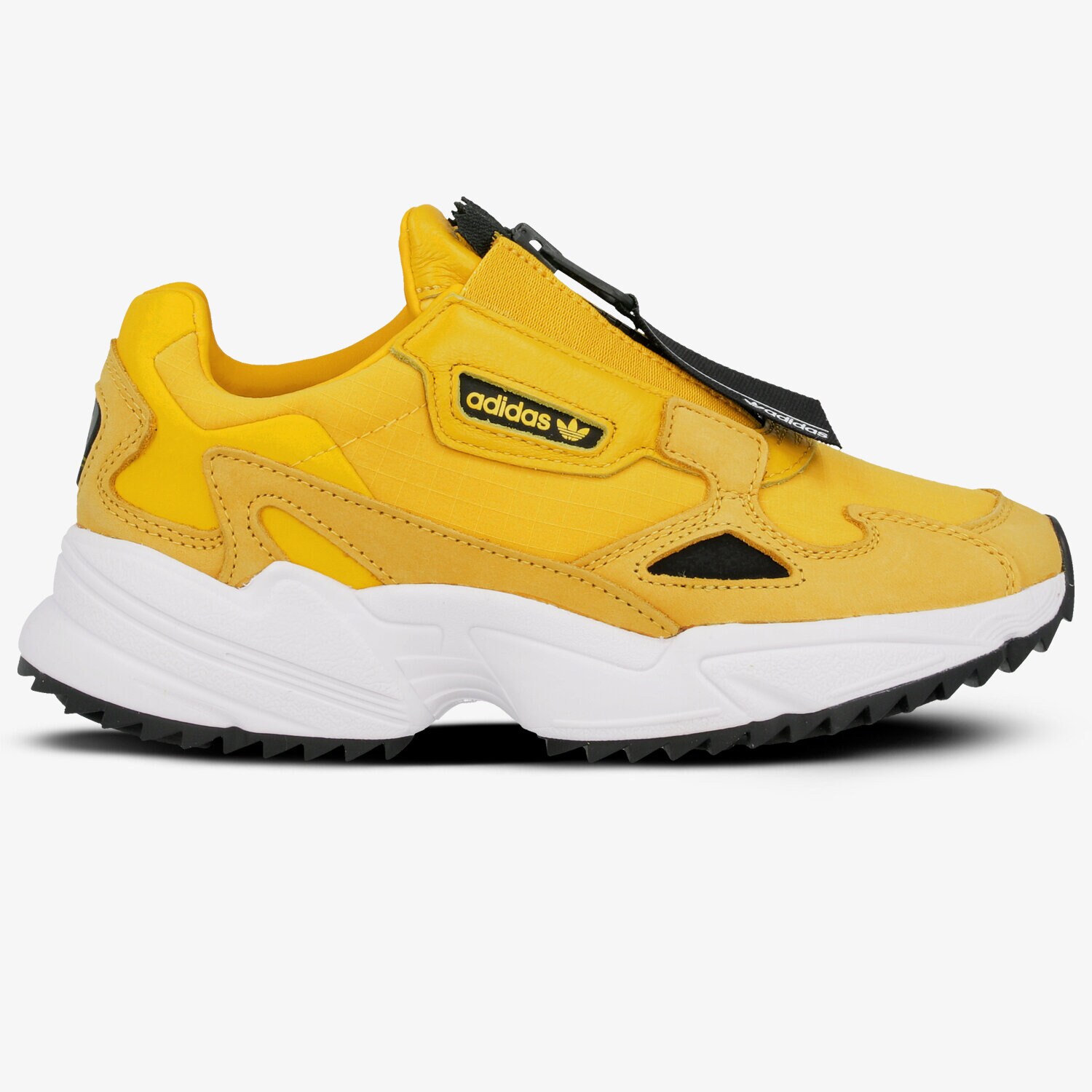 Damen Sneaker ADIDAS FALCON ZIP W EE5113 Gelb