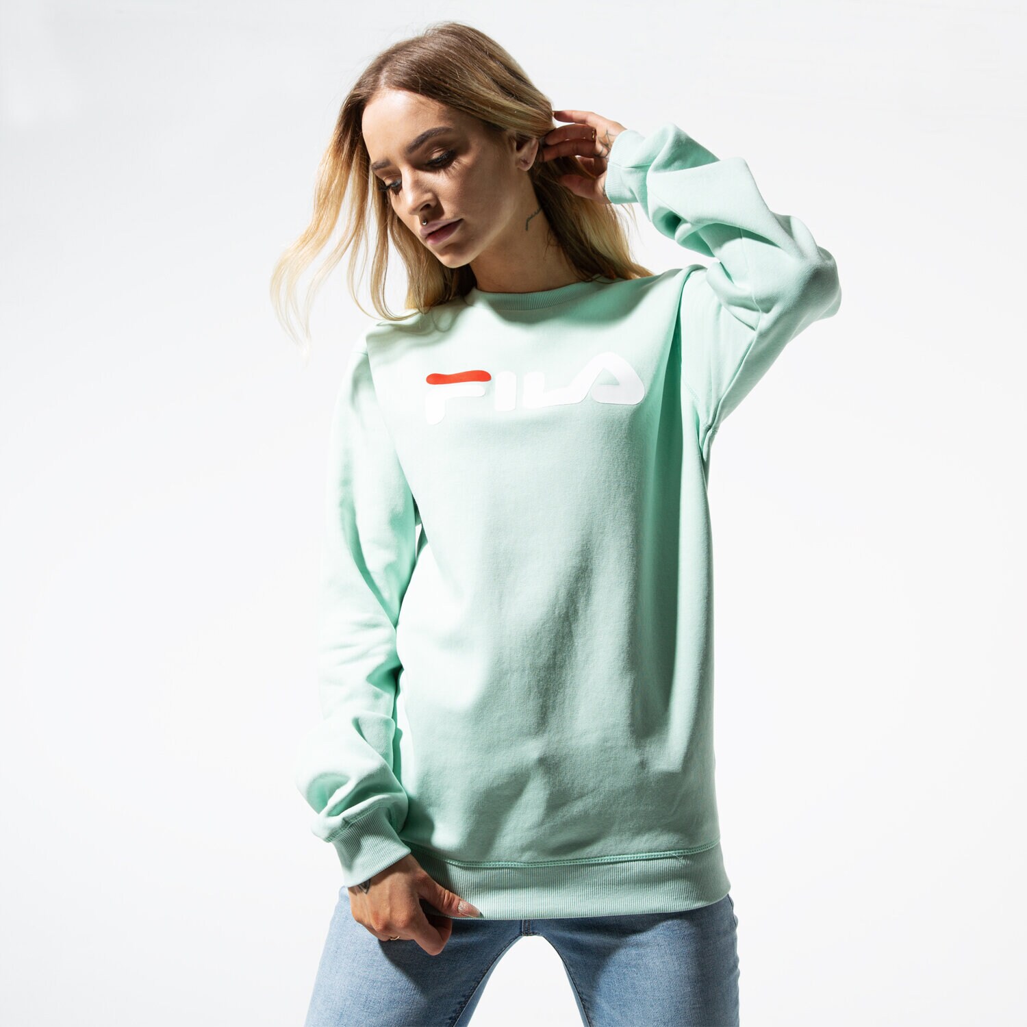 Damen FILA SWEATSHIRT PURE HOODY 681091A204 Grün