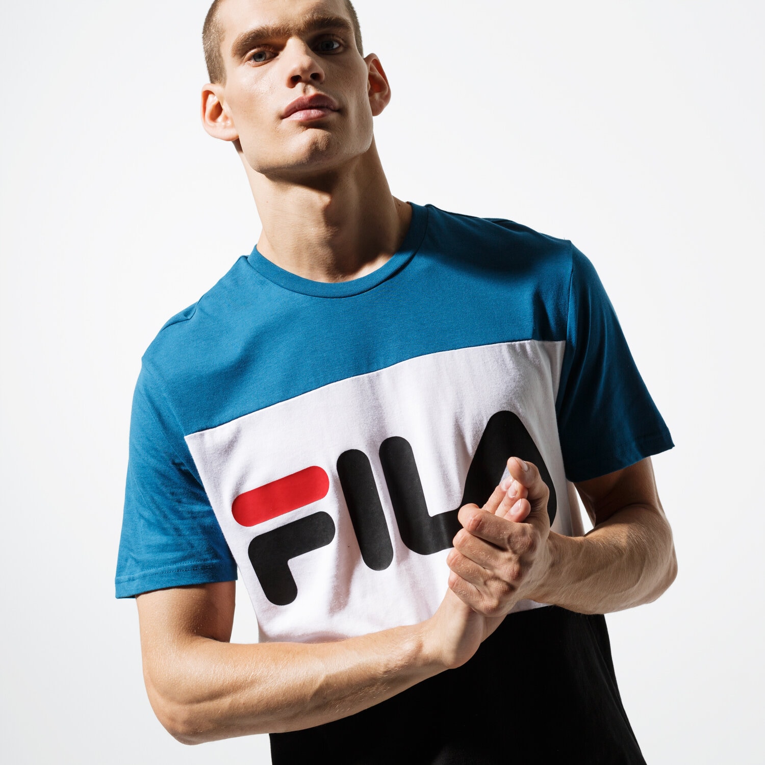 Herren T-Shirt FILA T-SHIRT SS DAY TEE 681244A216 Blau