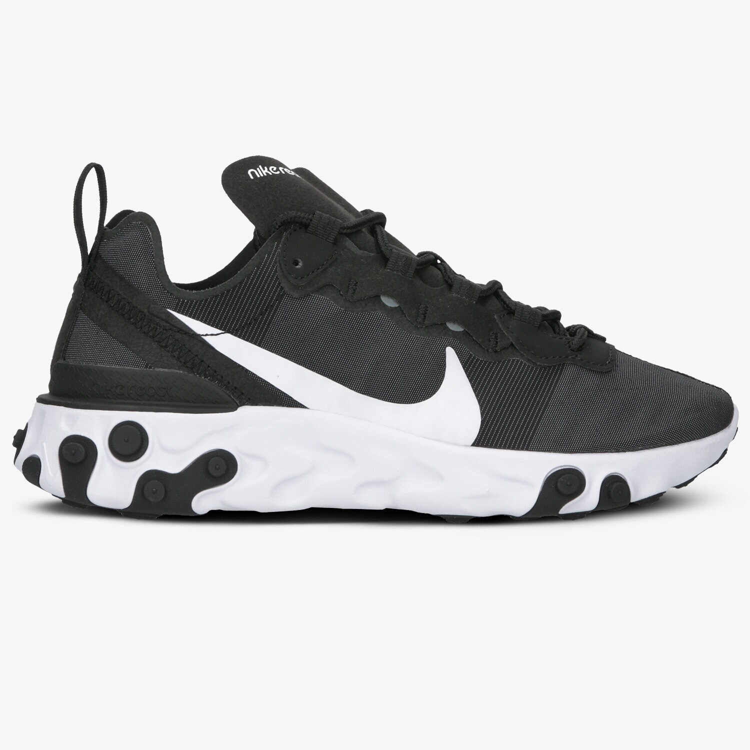Damen Sneaker NIKE W REACT ELEMENT 55  BQ2728-003 Schwarz