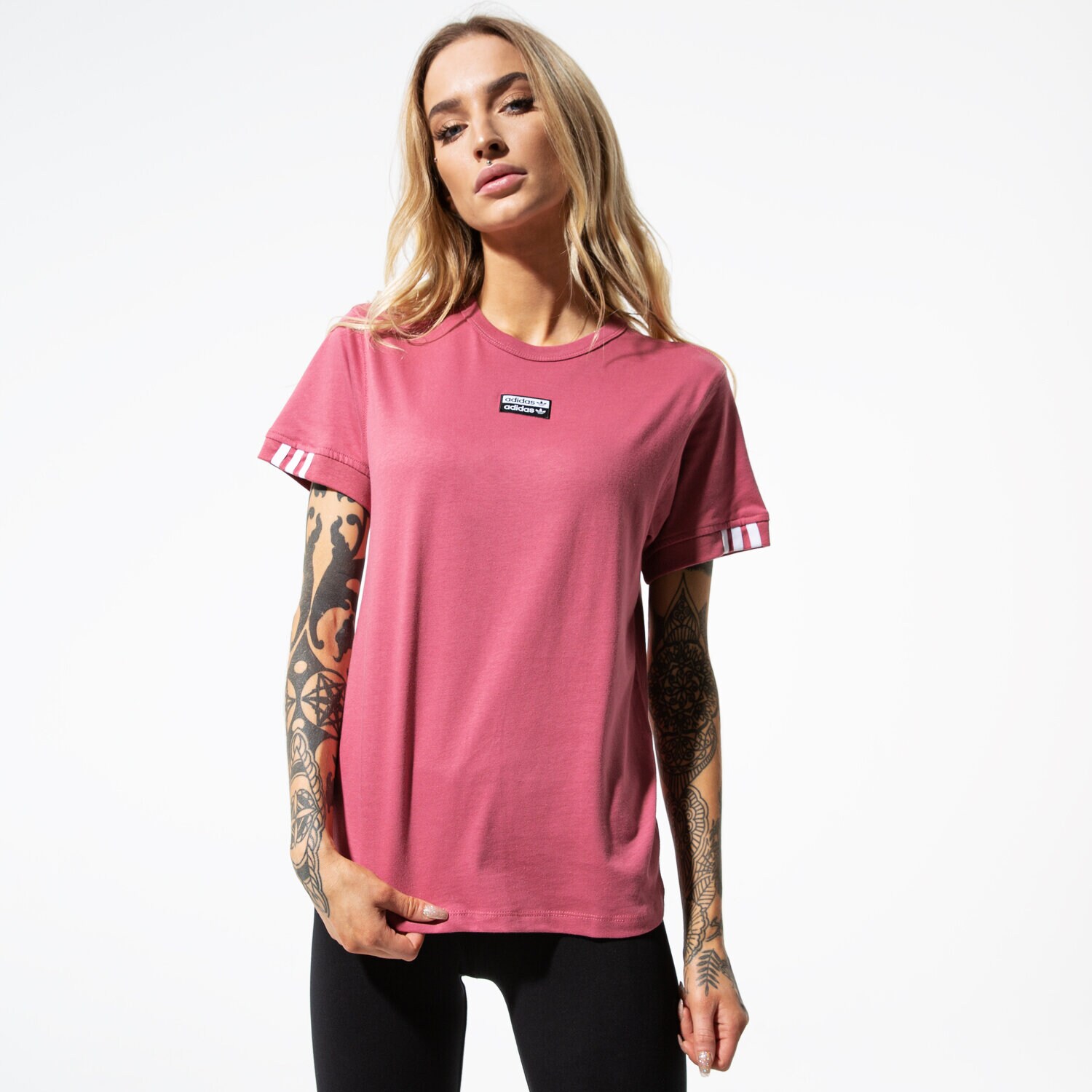 Damen T-Shirt ADIDAS T-SHIRT SS VOCAL T SHIRT EJ8571 Rosa