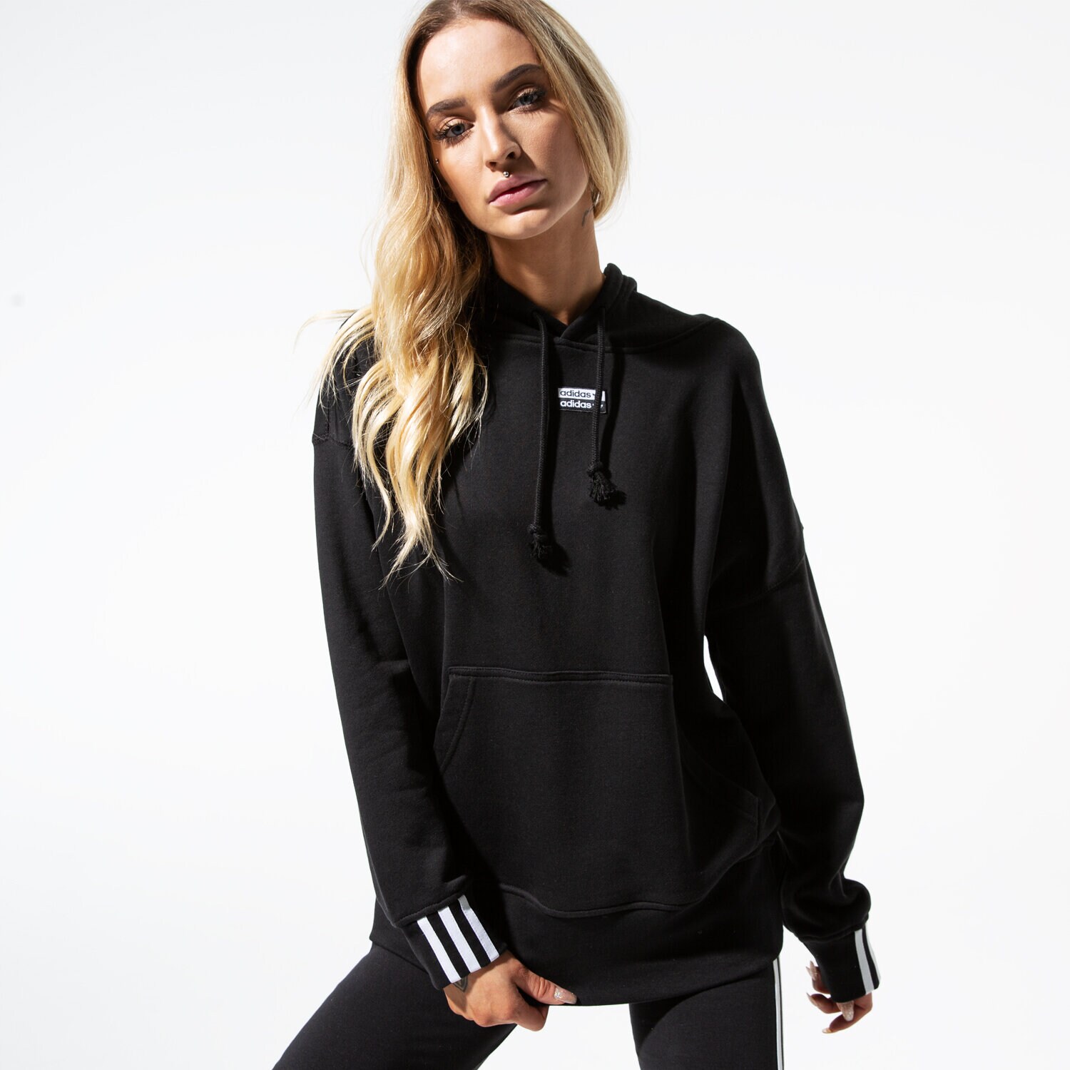 Damen ADIDAS SWEATSHIRT VOCAL HOODIE ED5848 Schwarz