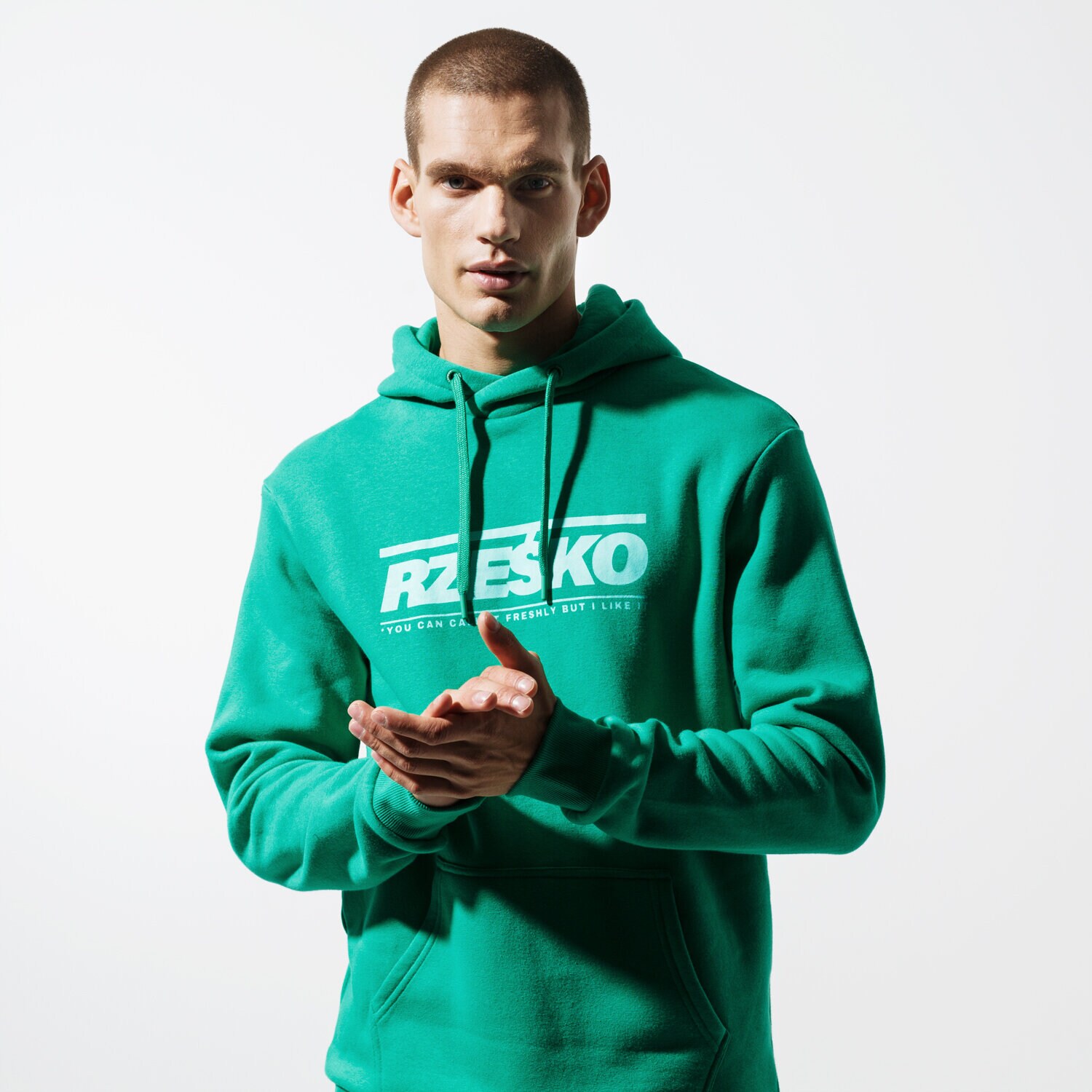 Herren CONFRONT SWEATSHIRT SLOGAN GRN SWEATSHIRT CF39BLM32002 Grün