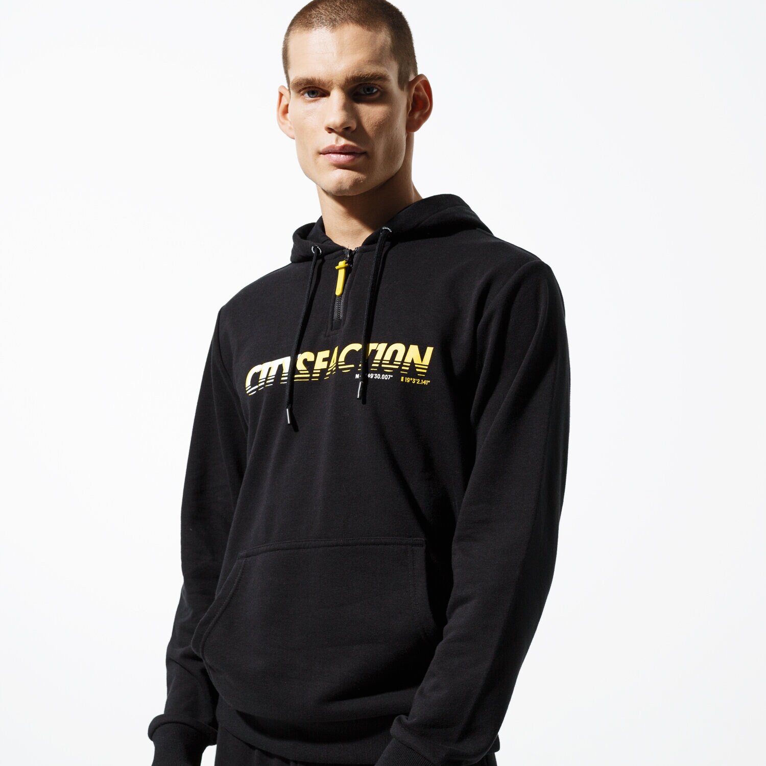 Herren CONFRONT HOODIE CITY BLK HOODY  CF39BLM36001 Schwarz