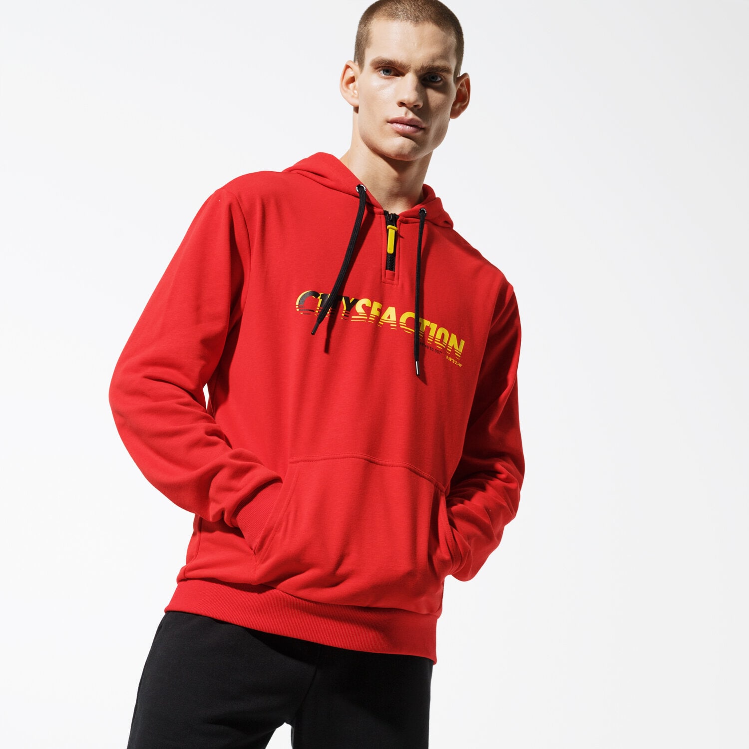 Herren CONFRONT HOODIE CITY RED HOODY  CF39BLM36002 Rot