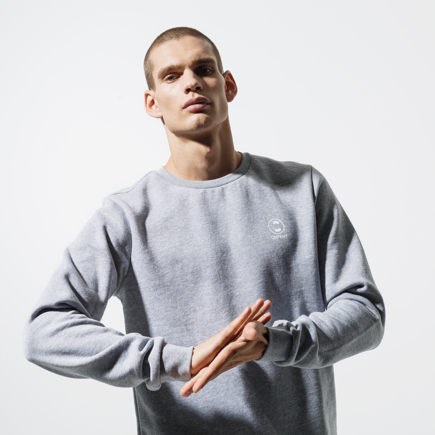 Herren CONFRONT SWEATSHIRT ESSENTIAL GRY SWEATSHIRT CF39BLM39004 Grau