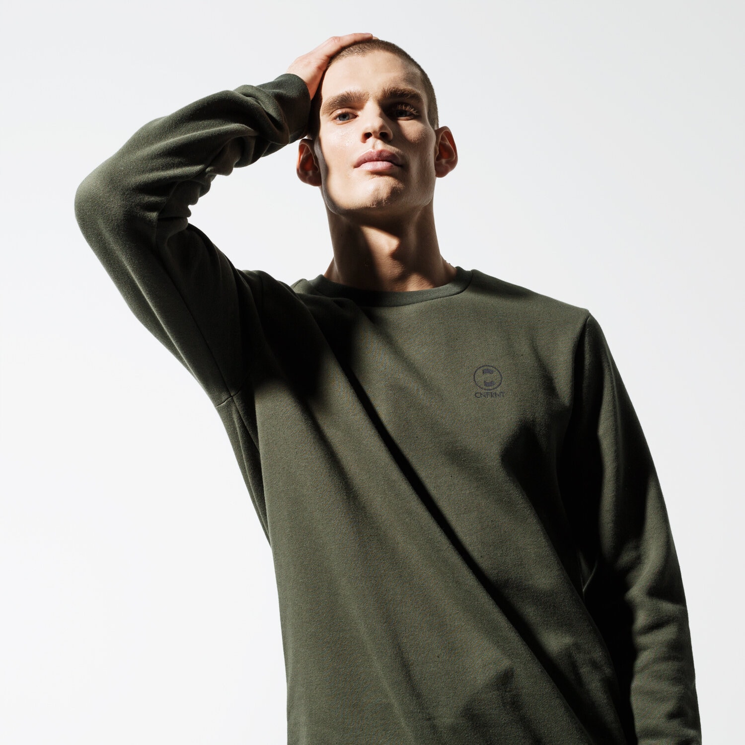 Herren CONFRONT SWEATSHIRT ESSENTIAL KHK SWEATSHIRT CF39BLM39002 Khaki