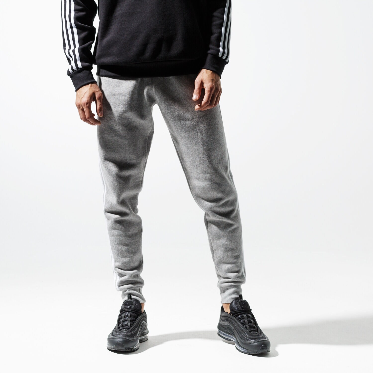 Herren Hosen ADIDAS HOSE 3-STRIPES PANT ED6024 Weiß