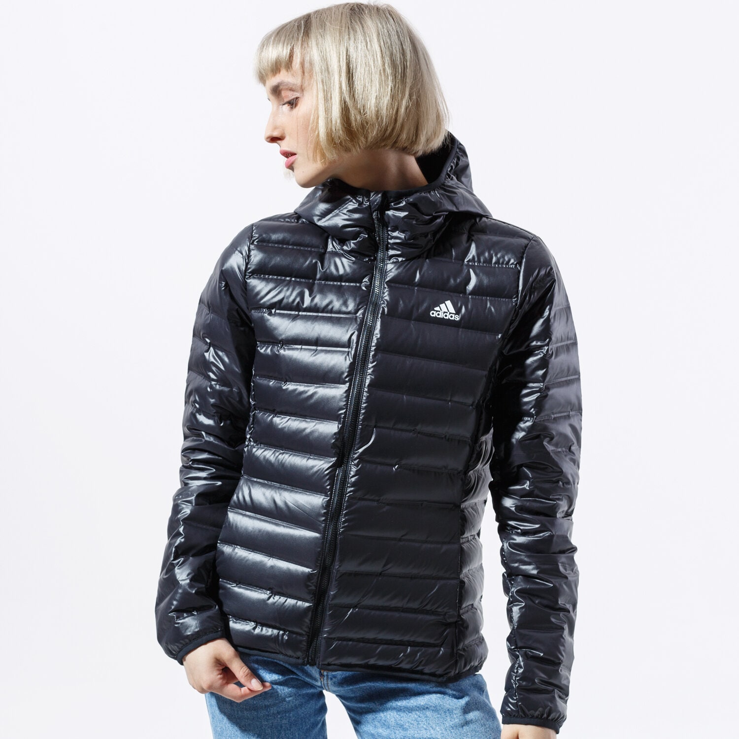 Damen Winterjacke ADIDAS JACKE W VARILITE HO J BQ1968 Schwarz