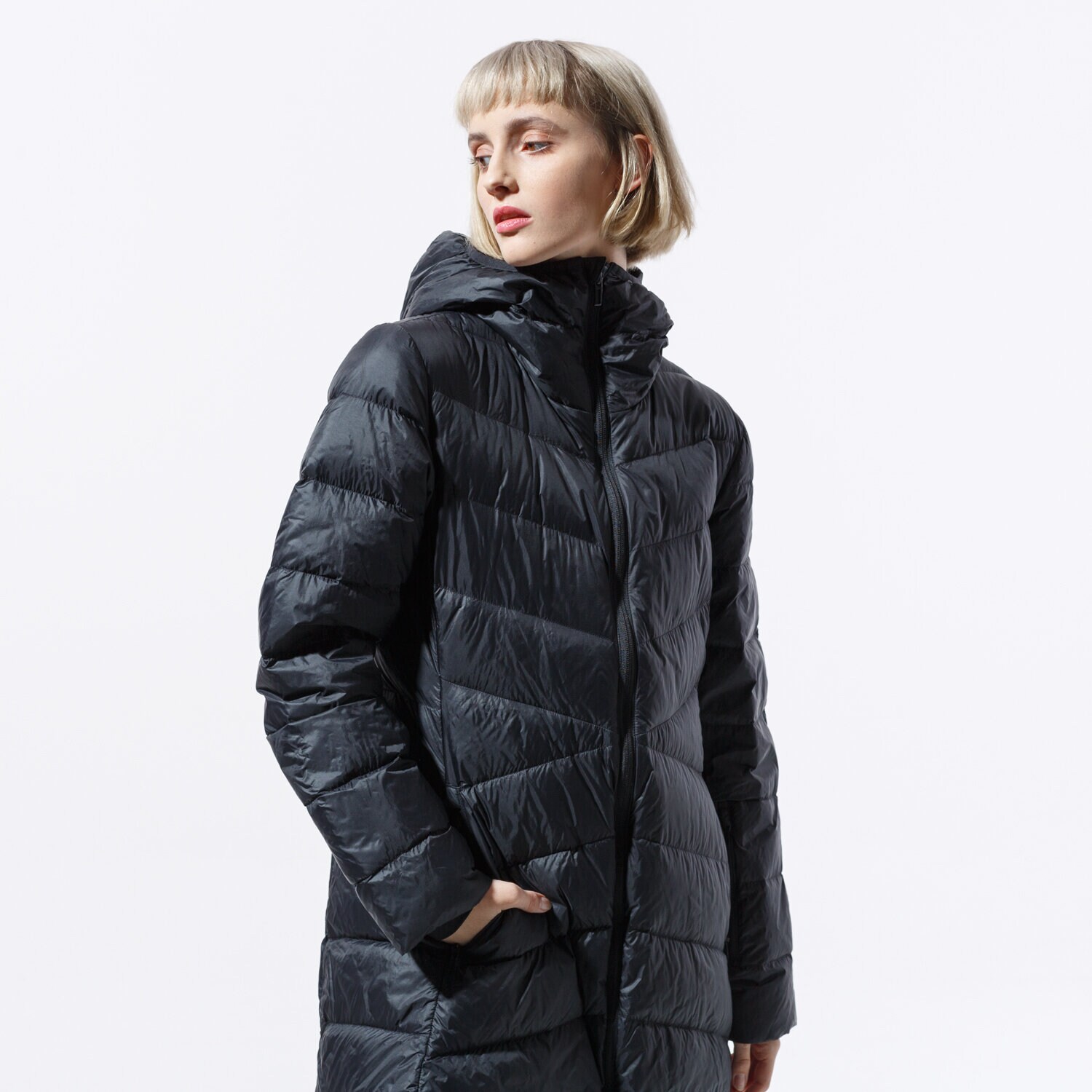 Damen Winterjacke ADIDAS JACKE W CW NUVIC JKT BS0985 Schwarz