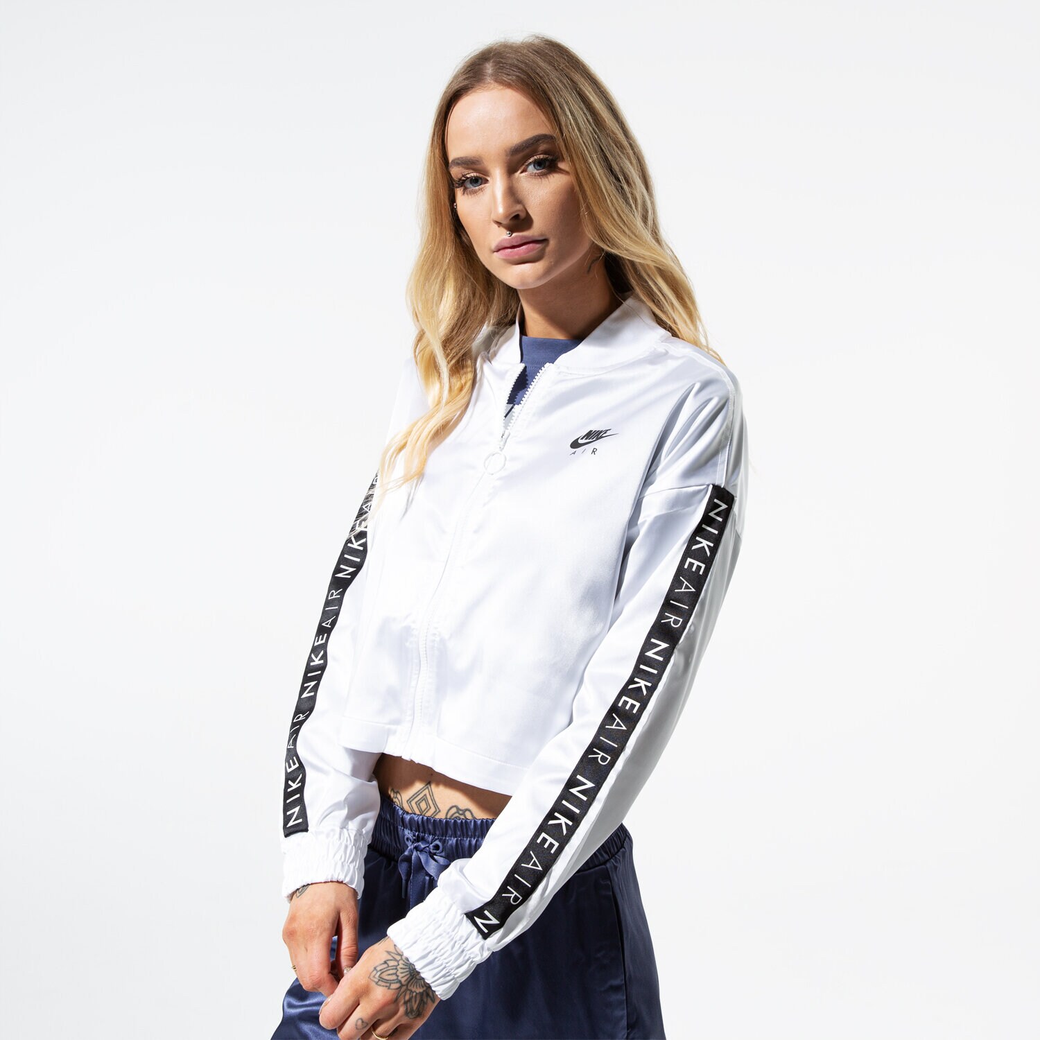 Damen Winterjacke NIKE JACKE W NSW AIR TRK JKT SATIN BV4779-100 Weiß
