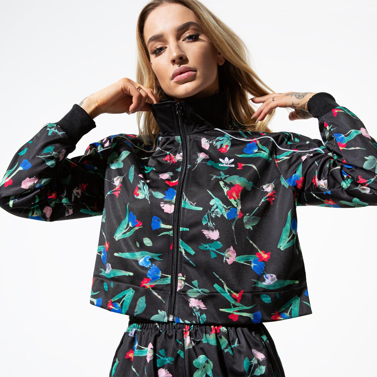 Damen ADIDAS SWEATSHIRT BELLISTA TRACK TOP EC5772 Multicolor