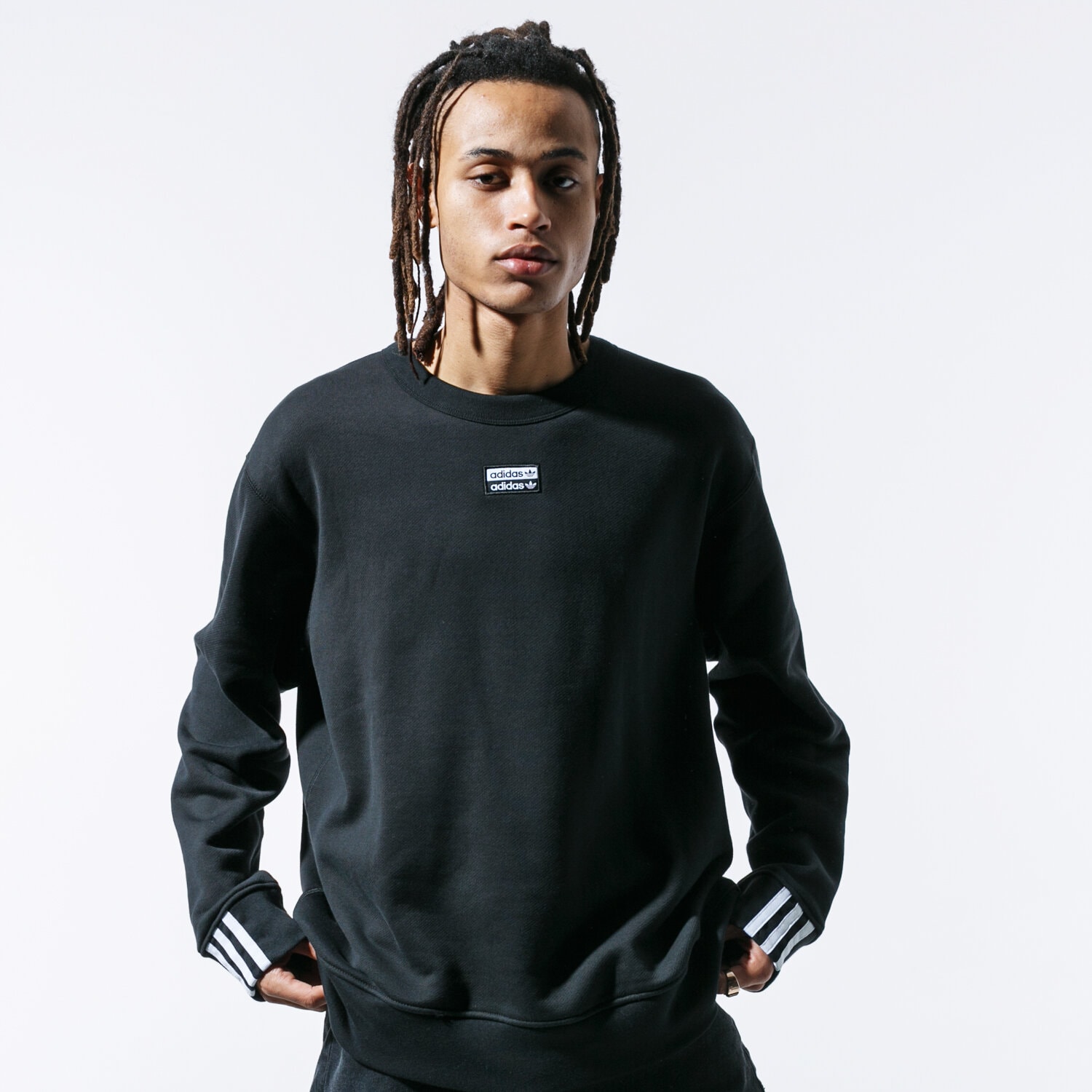 Herren ADIDAS SWEATSHIRT VOCAL CREW ED7227 Schwarz