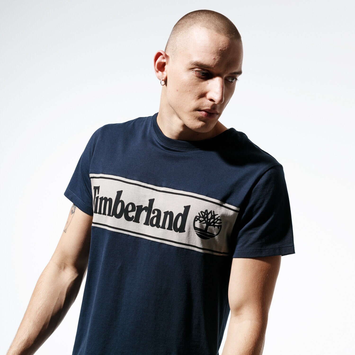 Herren T-Shirt TIMBERLAND T-SHIRT SS SS CUT & SEW LINEAR LOGO TEE TB0A1OA4X451 Multicolor