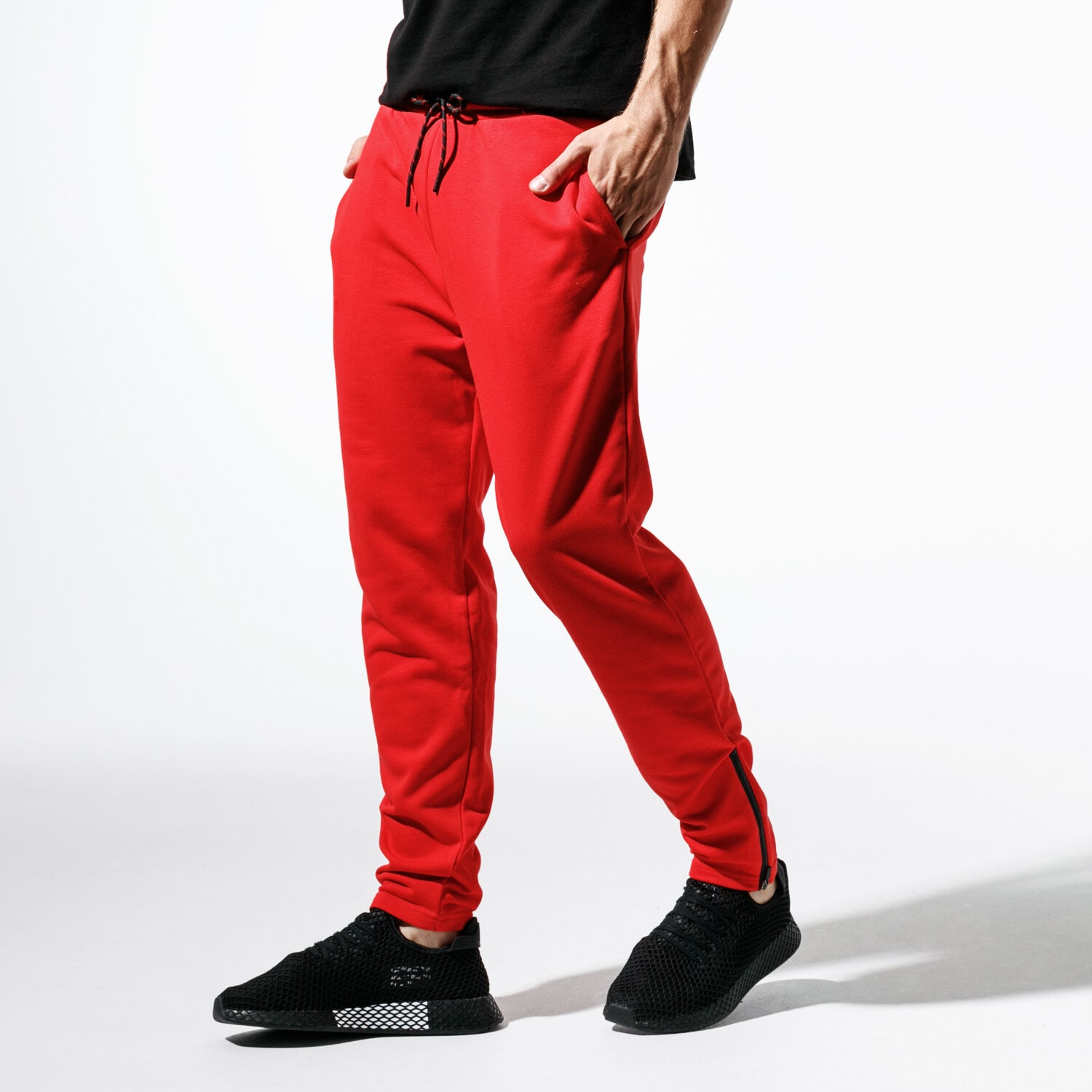 Herren Hosen CONFRONT HOSE CITY RED PANTS CF39SPM27002 Rot