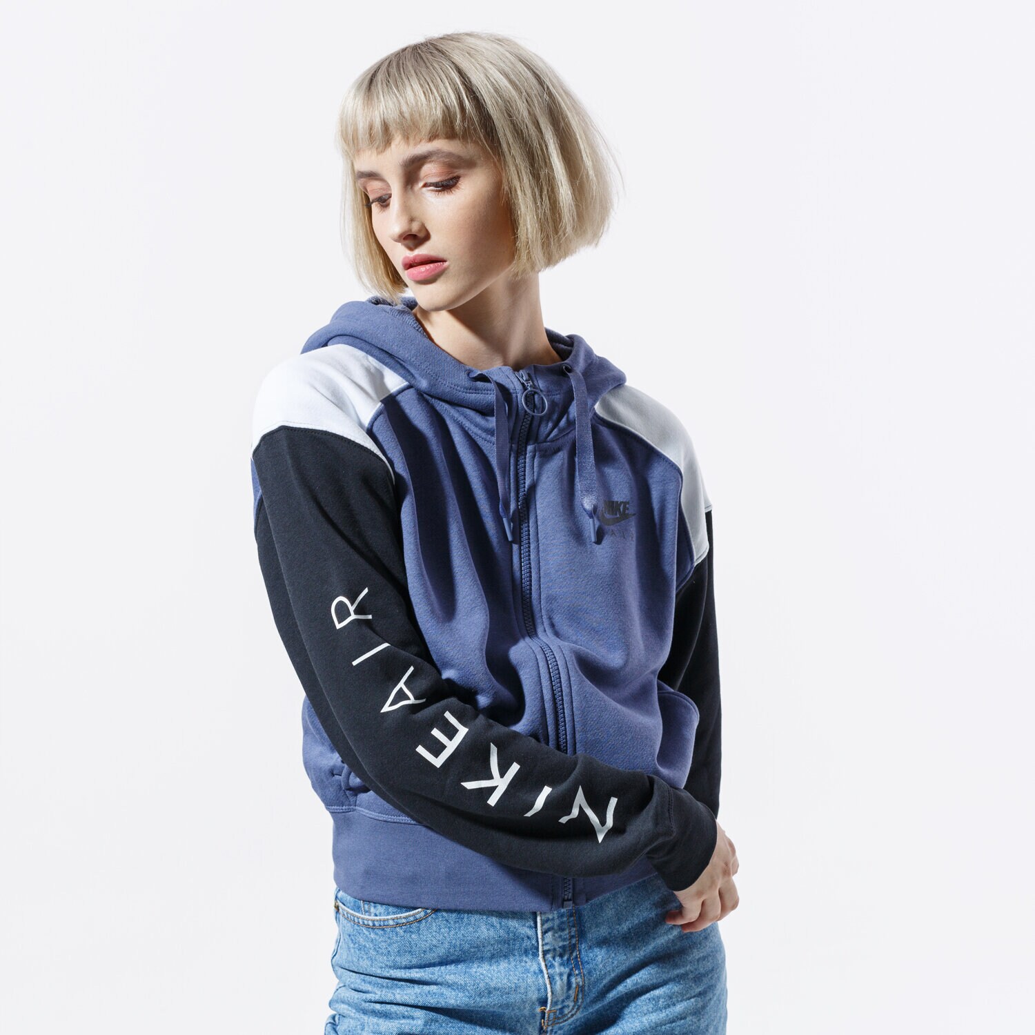 Damen NIKE SWEATSHIRT W NSW AIR HOODIE FZ BB BV4771-557 Violet